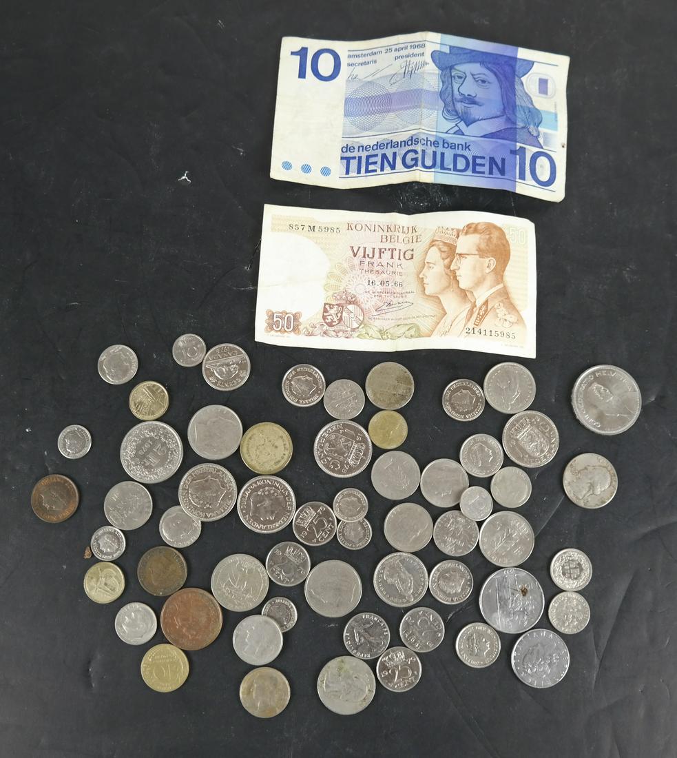 Lot of Assorted Paper Money and Coins (1 of 6)