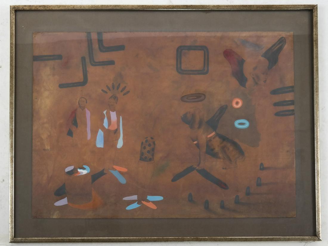 Mixed Media Work on Paper (1 of 4)