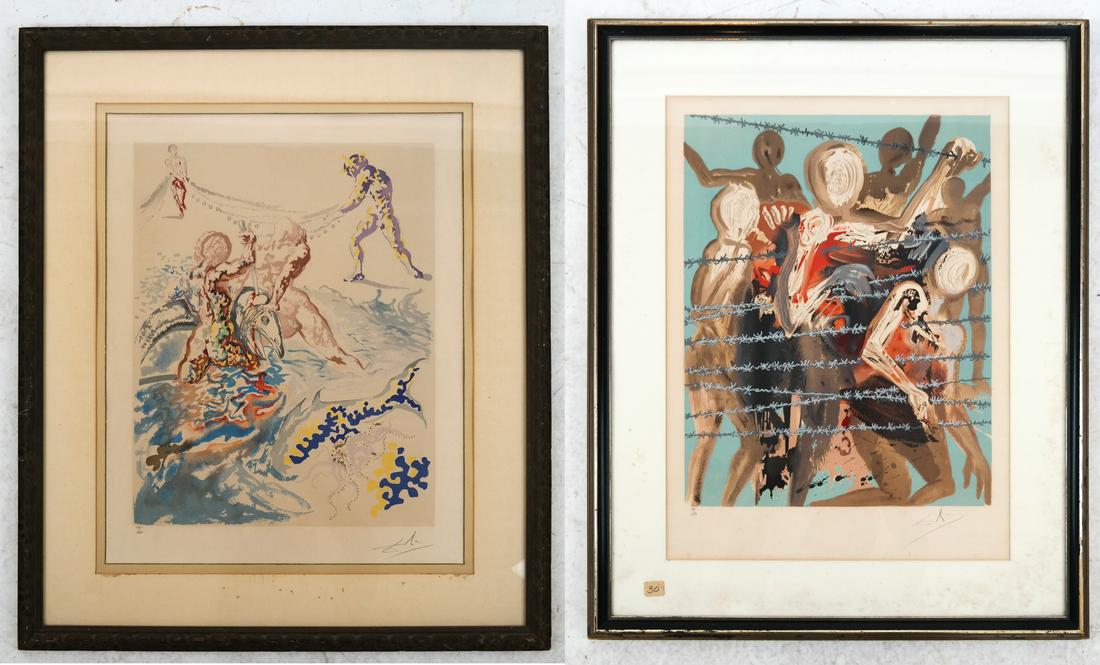 Salvador DALI:  Two Lithographs (1 of 11)
