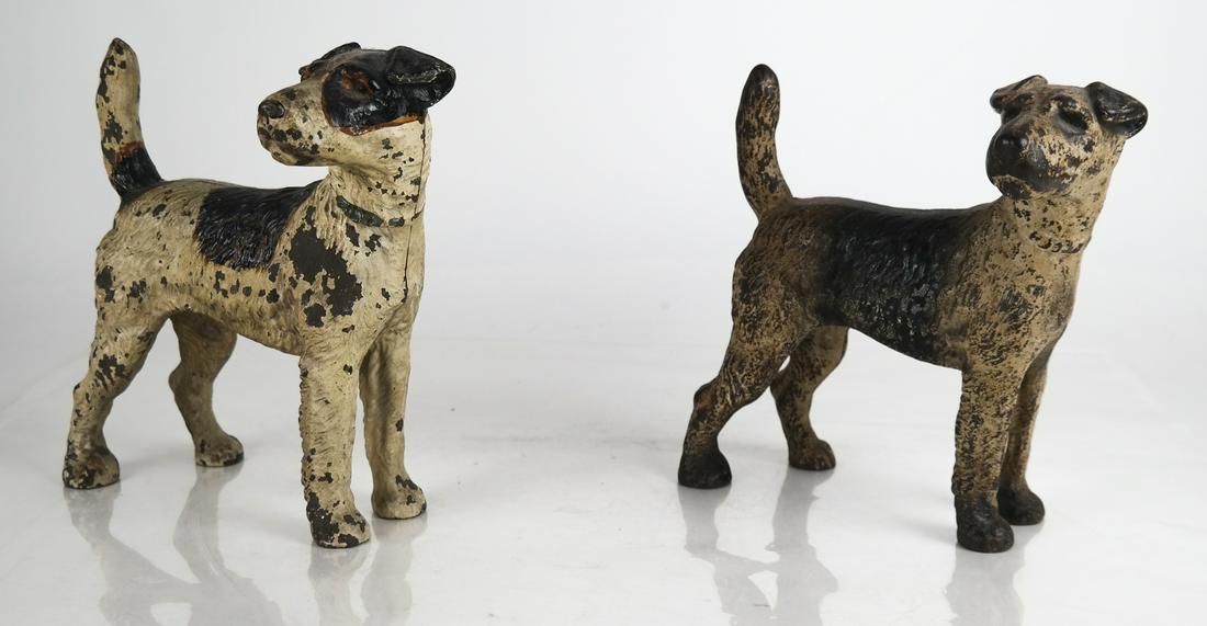 Two Dog-Form Iron Doorstops (1 of 8)