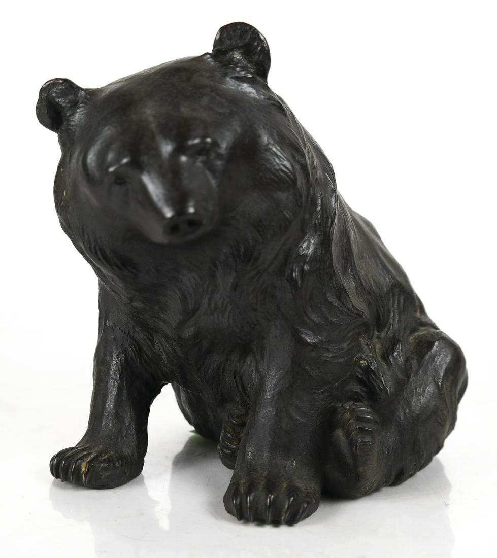 Chinese Bronze Bear Sculpture (1 of 6)