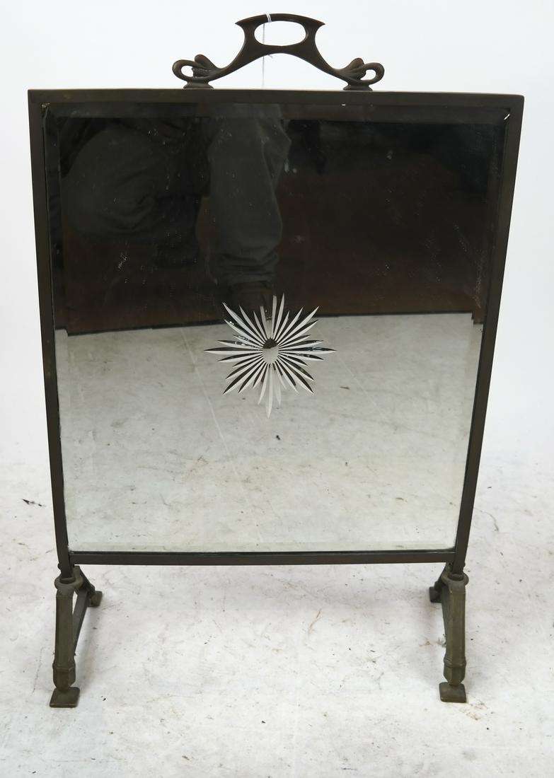Beveled Glass Star Design Fire Screen (1 of 2)