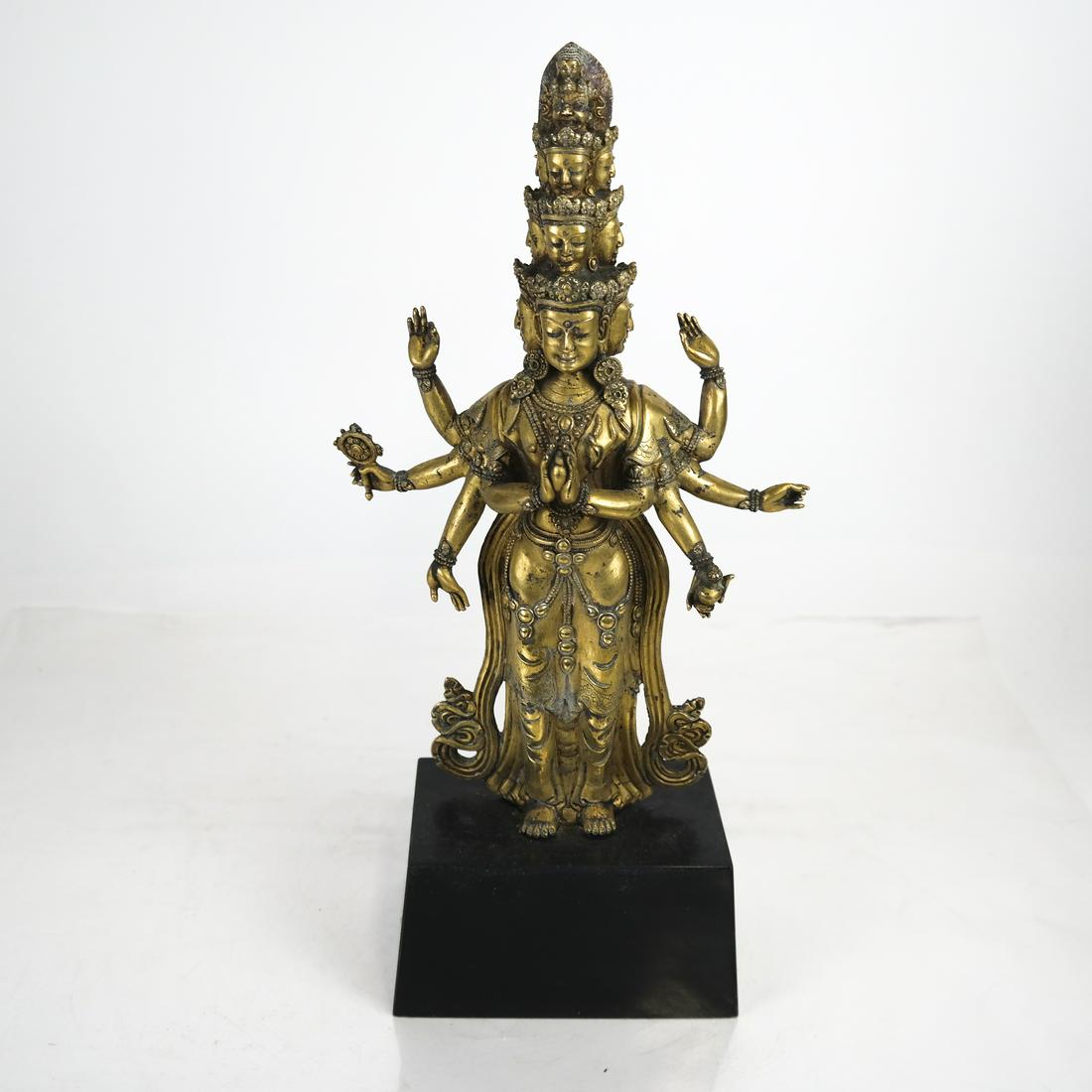 Ornate Chinese-Tibetan Deity (1 of 4)