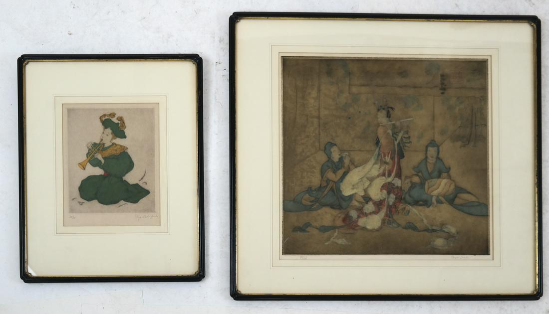 Elyse ASHFORD: Two Asian-Style Prints (1 of 6)