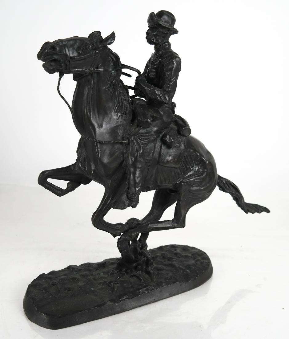 After Frederic REMINGTON: Cowboy, Horse - Bronze (1 of 6)