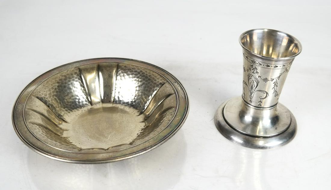 Sterling Silver Dish and Cup Holder (1 of 7)