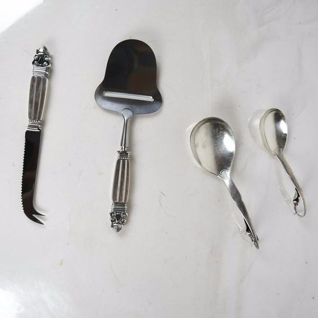 Four Georg Jensen Sterling Silver Table Articles (1 of 7)