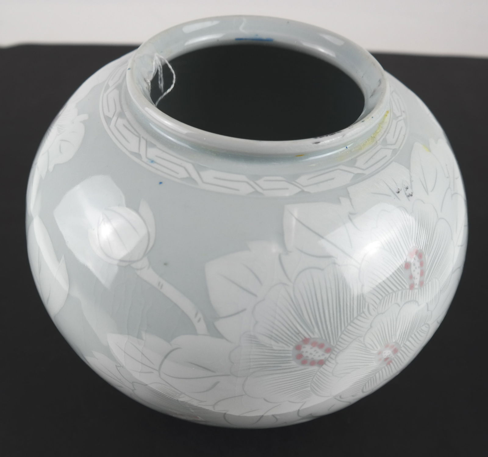 Chinese Glazed Floral Porcelain Vase (1 of 6)