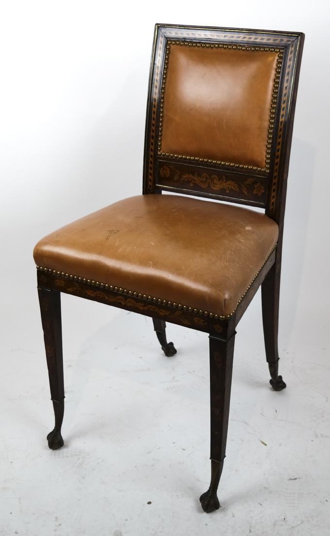 Antique Marquetry Inlaid Side Chair (1 of 7)