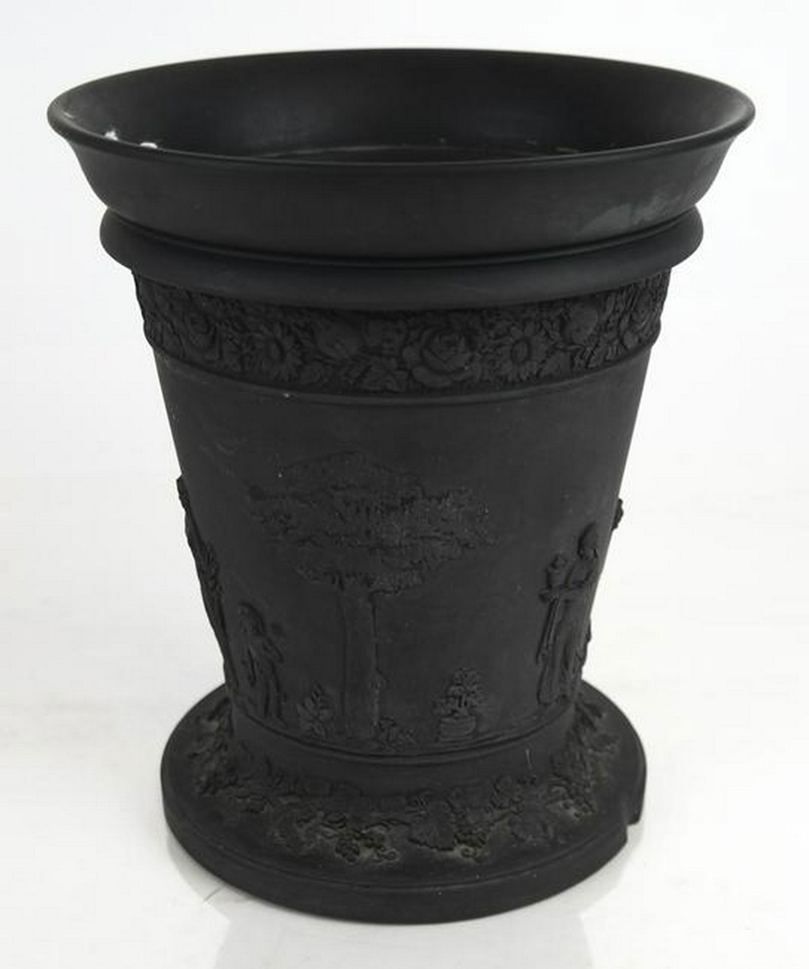 Wedgwood Jasperware Black Basalt Vase (1 of 7)