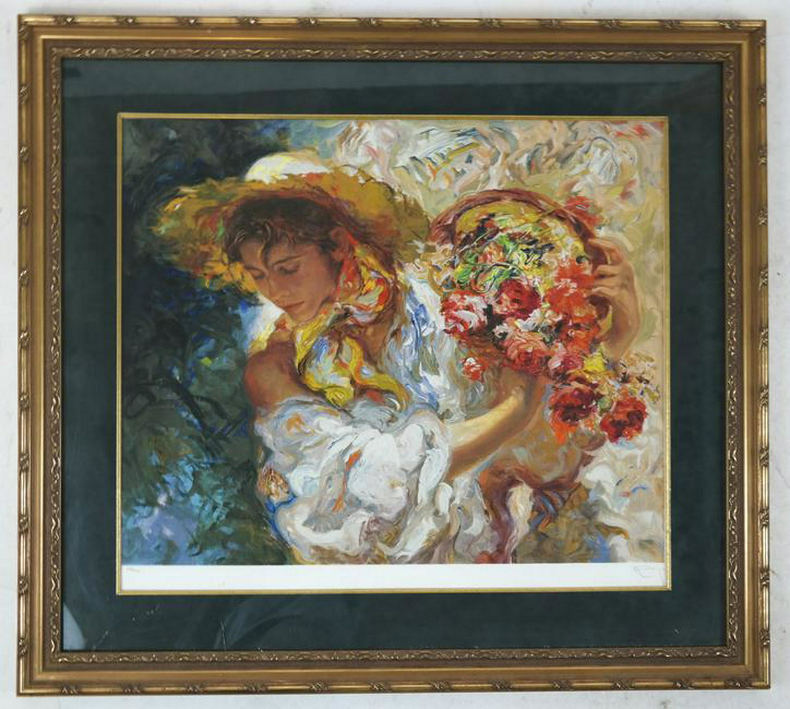 Download Jose Royo Woman With Flowers Serigraph 0249 On Aug 27 2019 Roland Ny In Ny