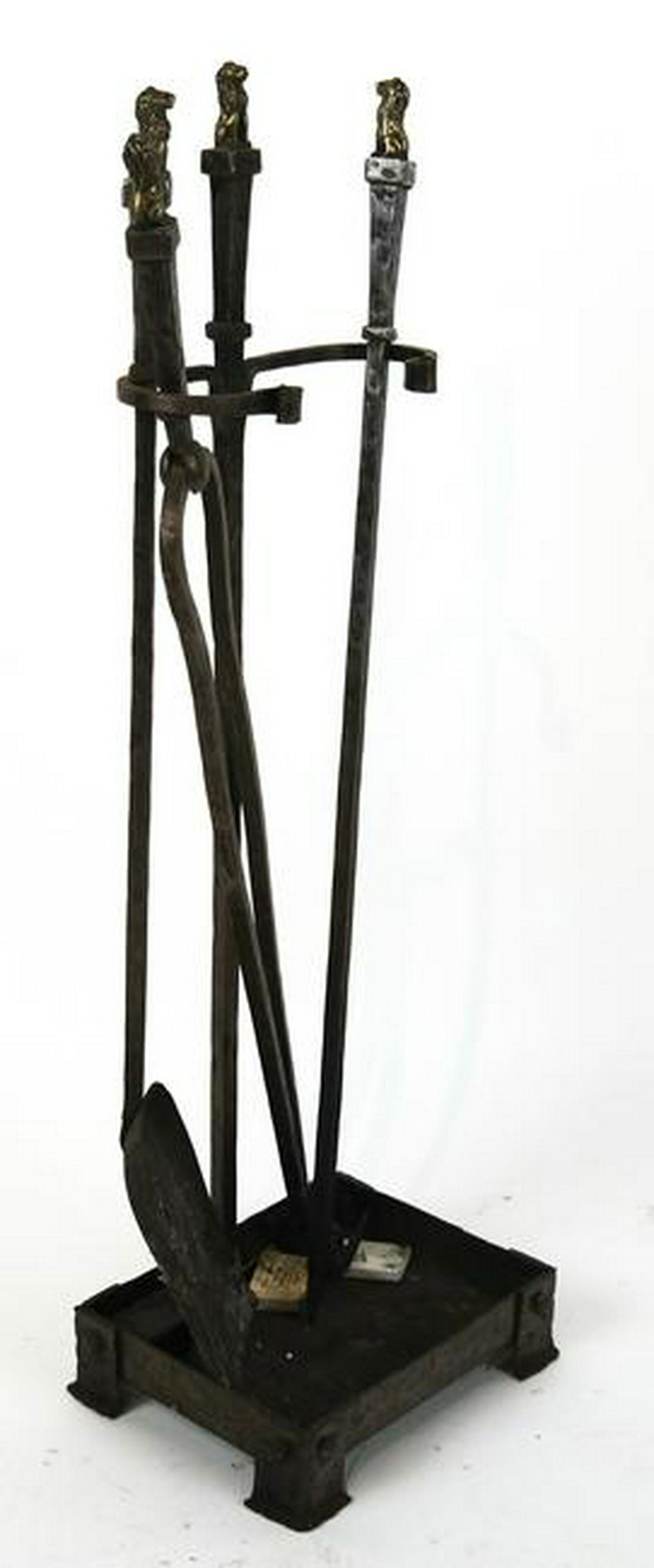 Arts & Crafts Hammered Fire Tools (1 of 6)