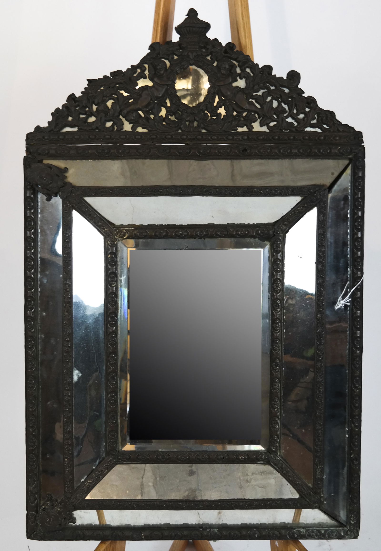 Dutch-Style Copper Relief Design Mirror (1 of 6)