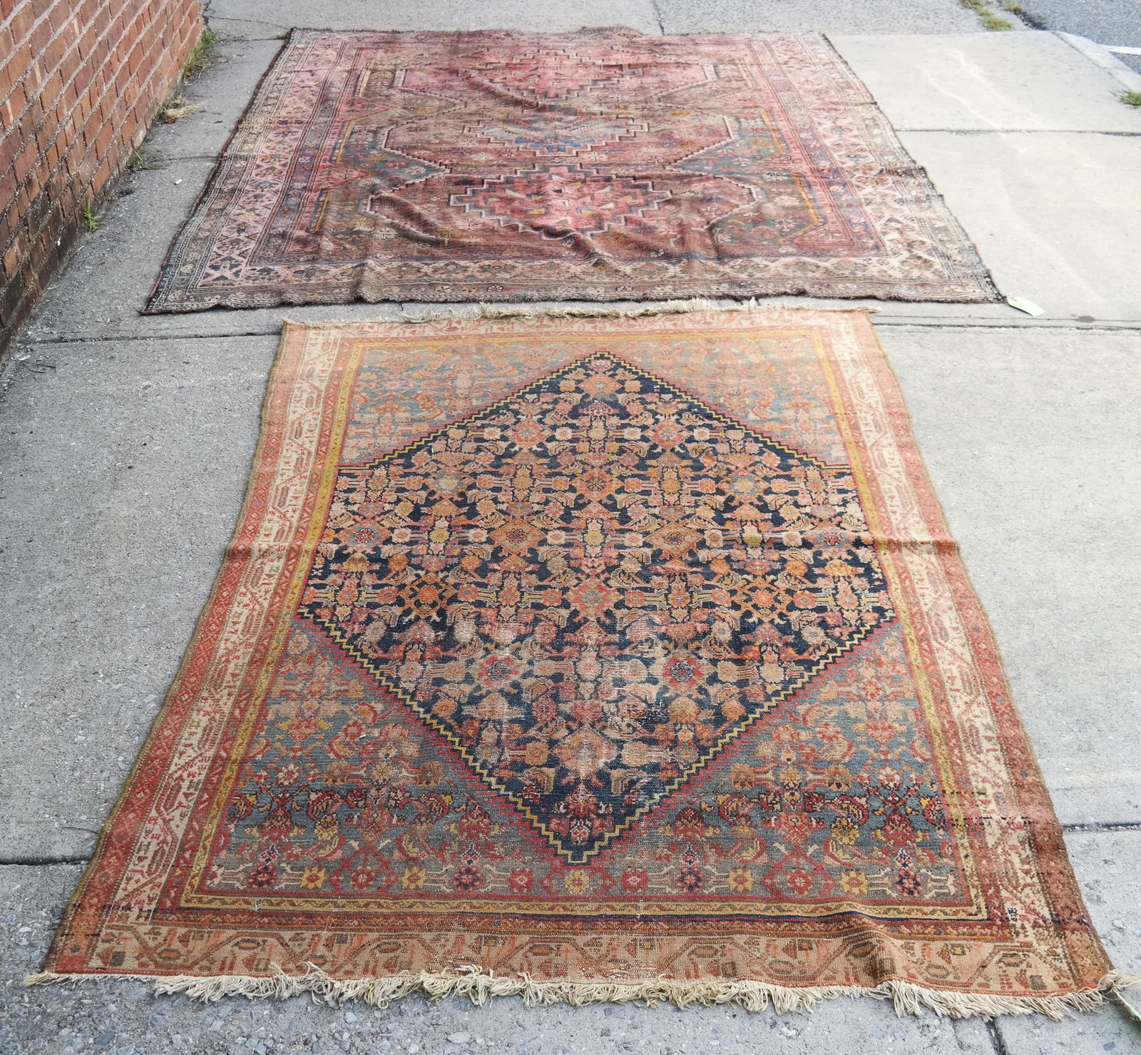 Two Caucasian Geometric Rugs/Carpets (1 of 16)