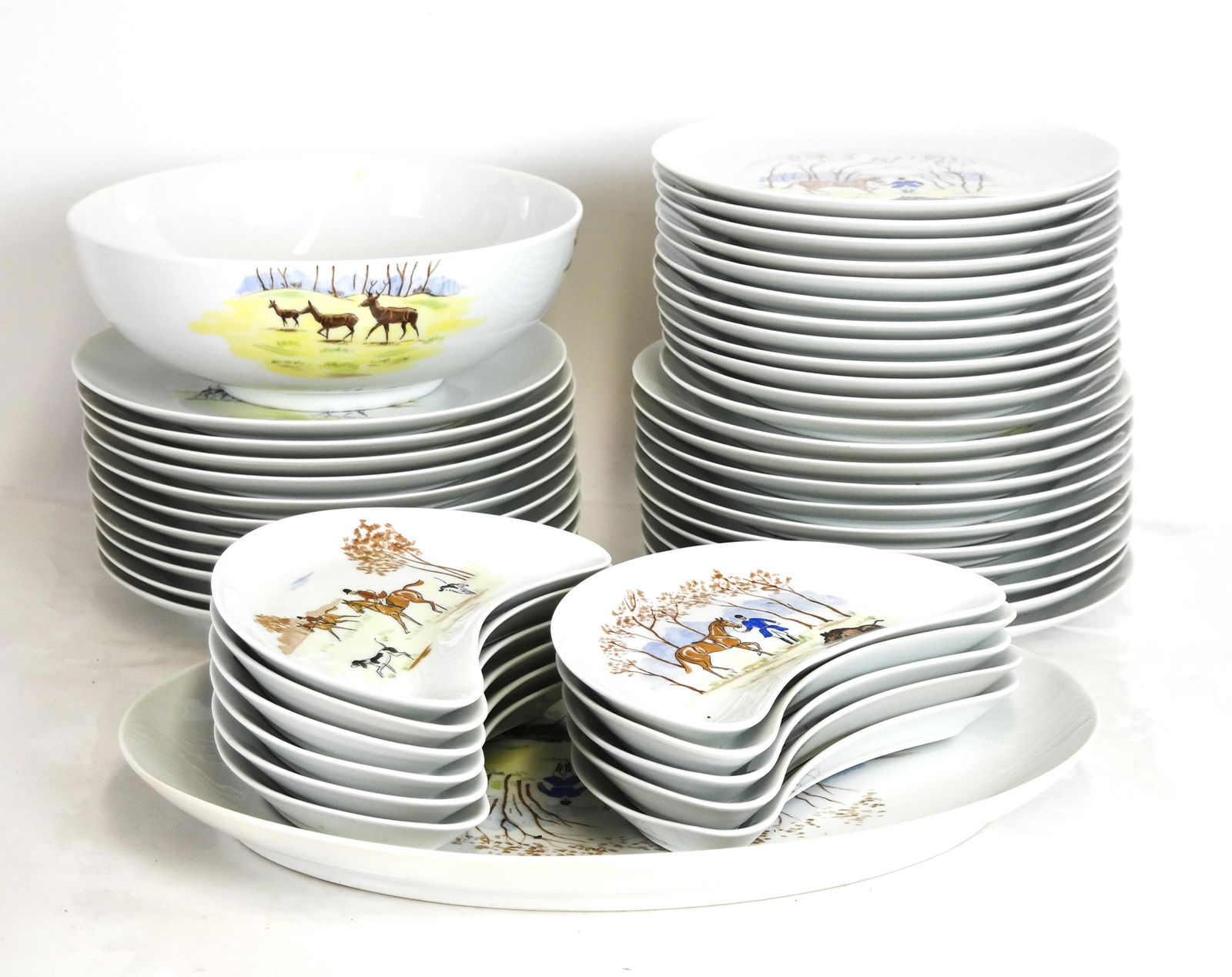 Limoges, France Dinnerware - Hunting Scenes (1 of 6)