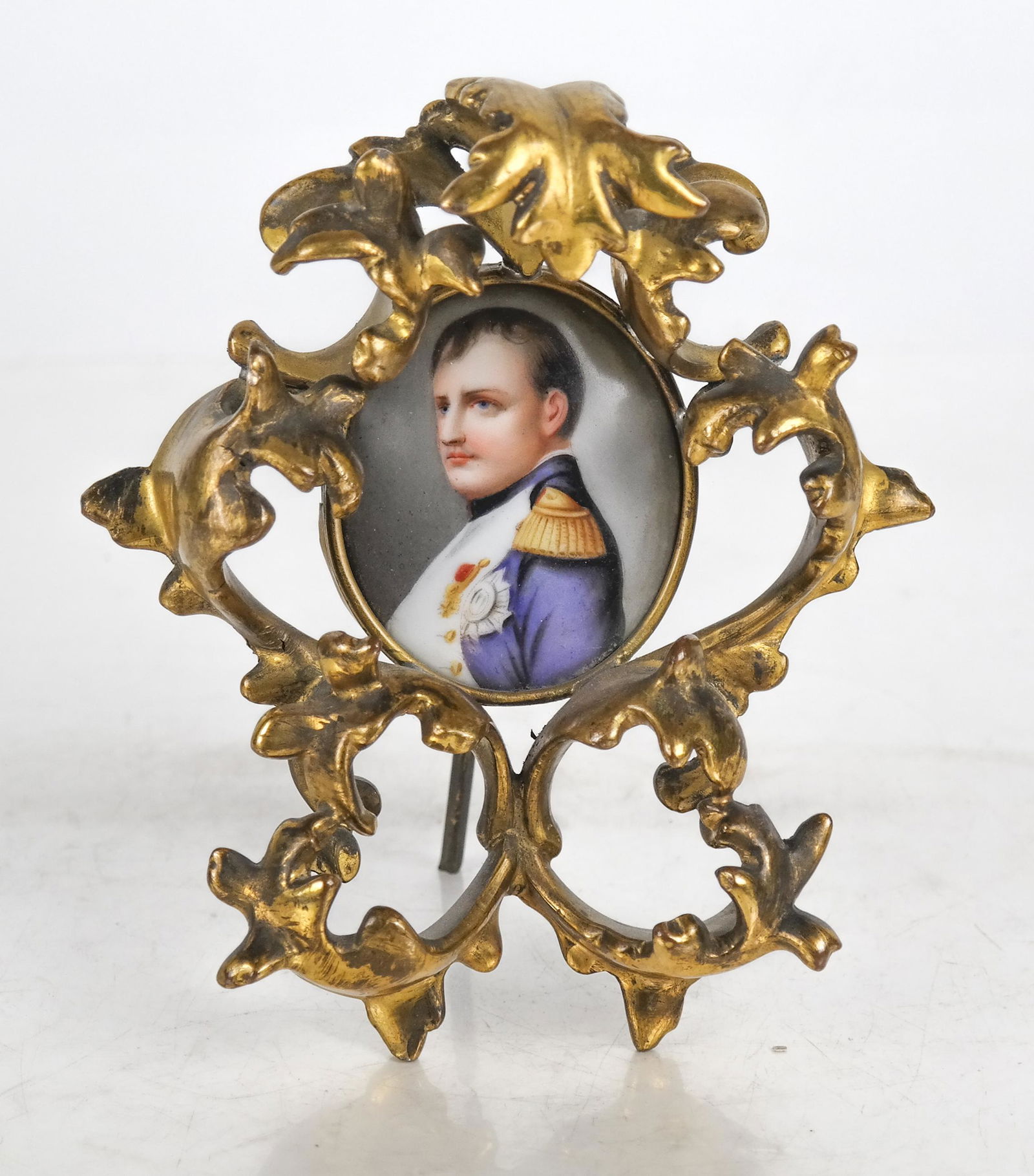 Napoleon Porcelain Plaque In A Bronze Frame (1 of 8)