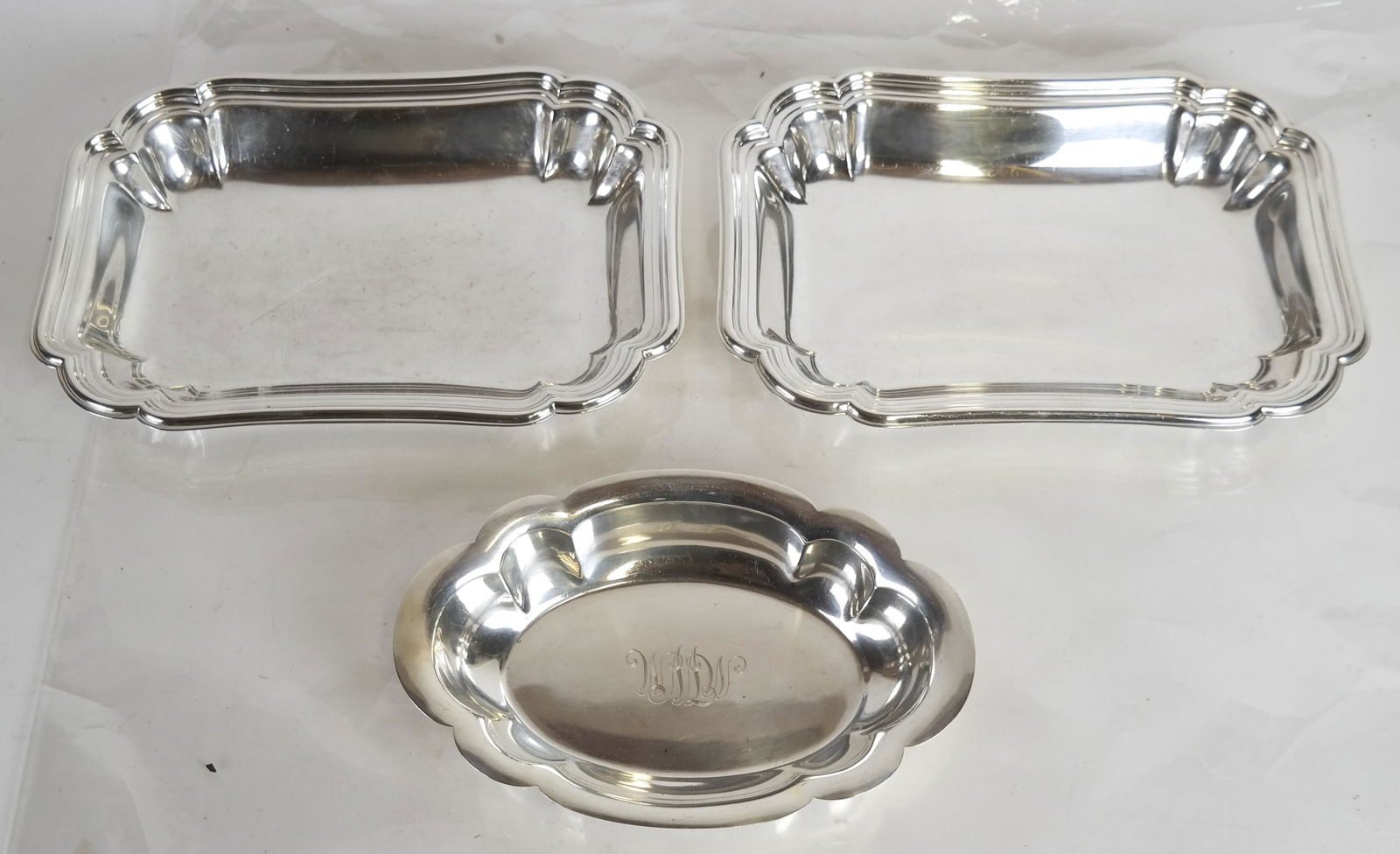 1 Sterling Silver & 2 Silver-Plate Vegetable Bowls (1 of 7)