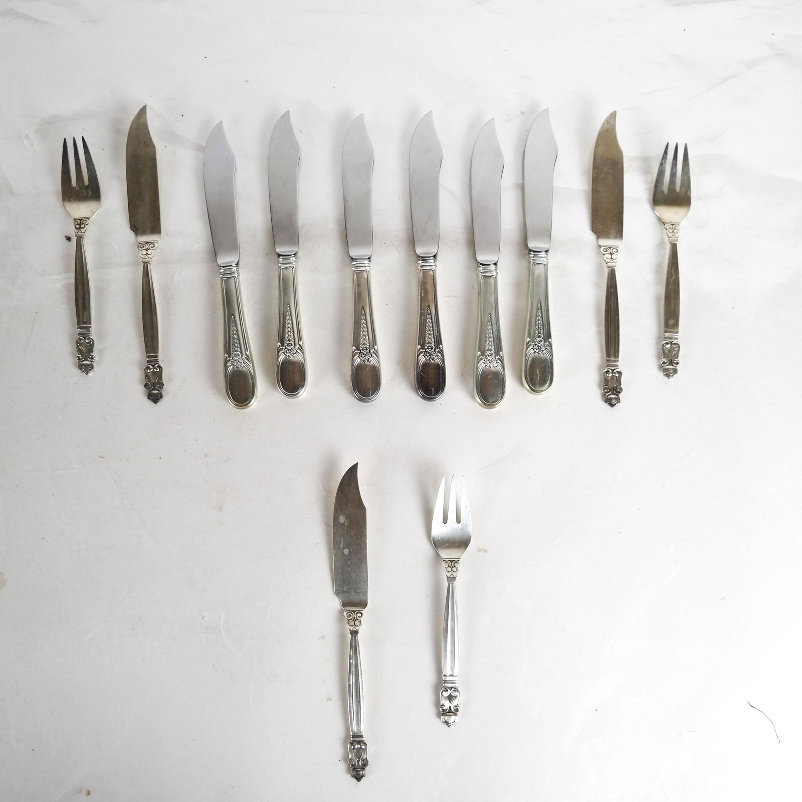 12 Silver Flatware Pieces (1 of 3)