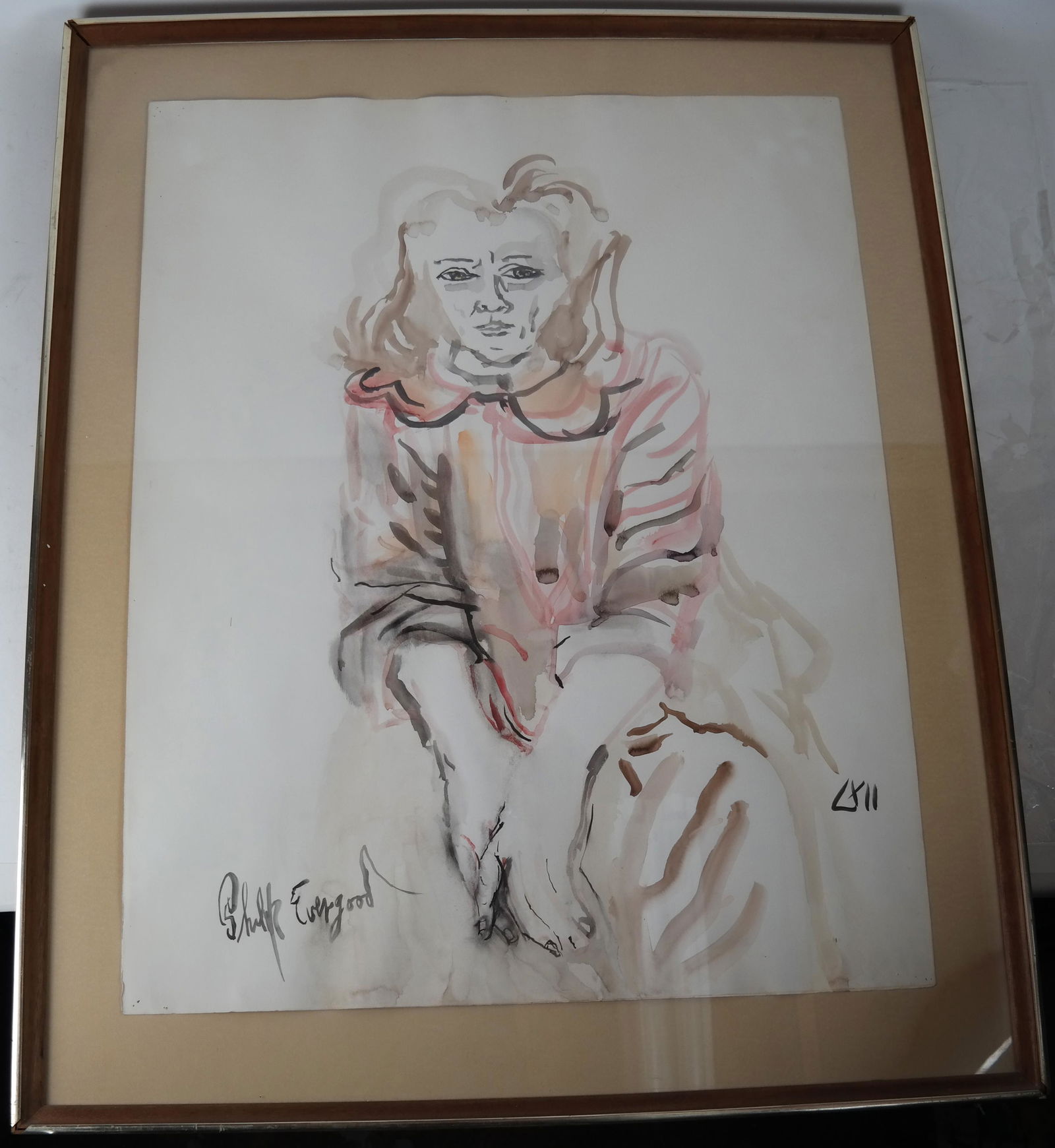 Philip EVERGOOD:  Figure Study -  Oil on Canvas (1 of 5)