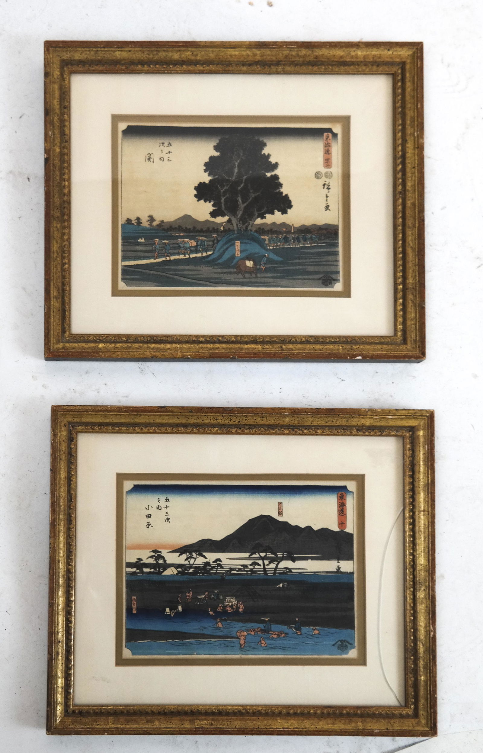 Ando HIROSHIGE:  Two Woodblock Prints (1 of 5)