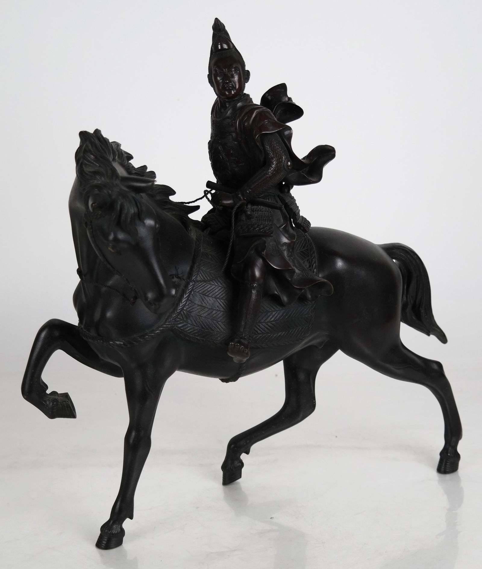 Chinese Bronze Emperor on Horseback (1 of 9)