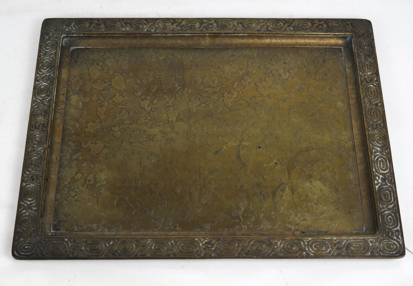 Tiffany Studios Gilt Metal Tray #173 (1 of 4)