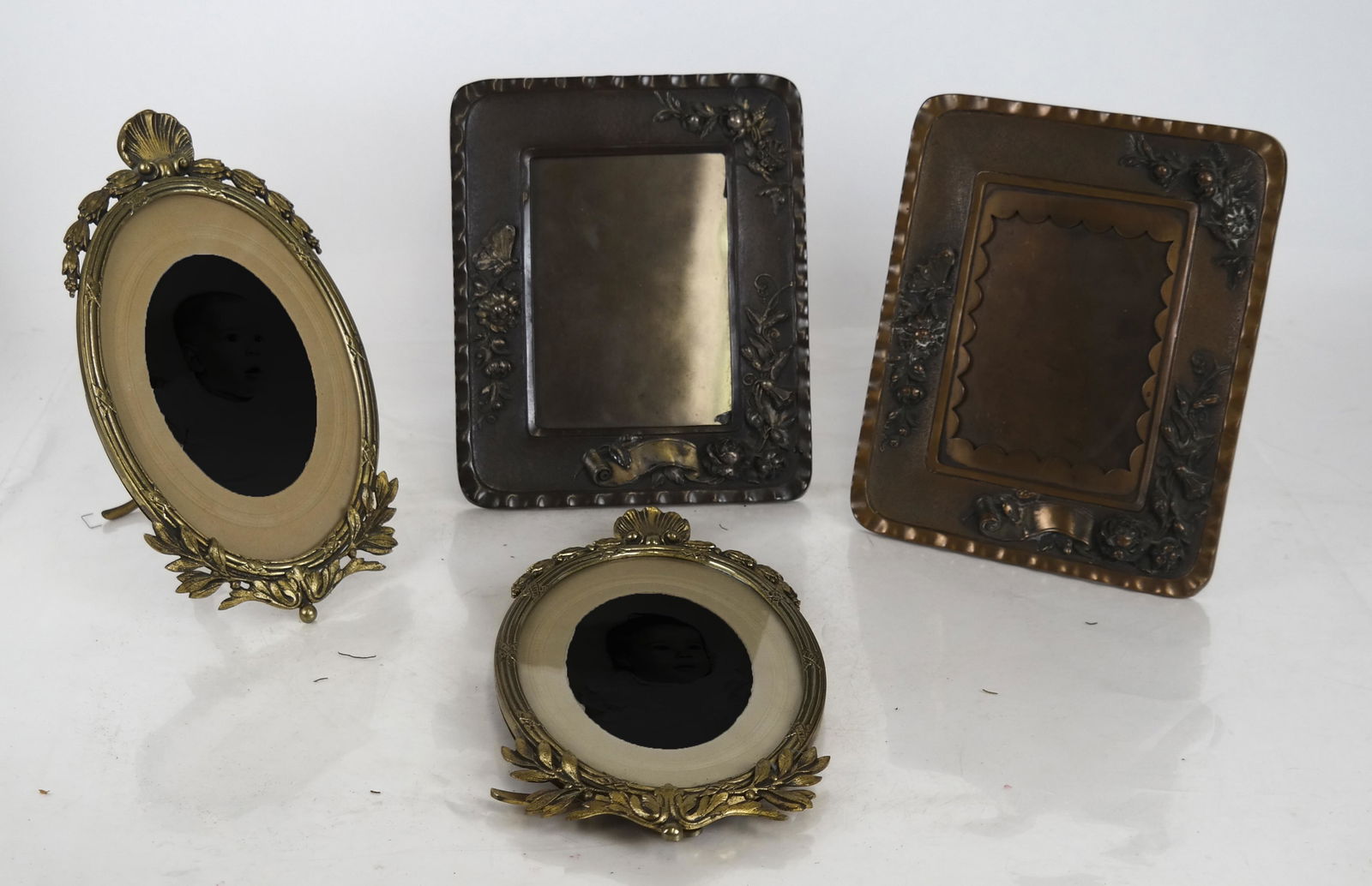 Lot of 4 Bronze Photo Frames (1 of 12)