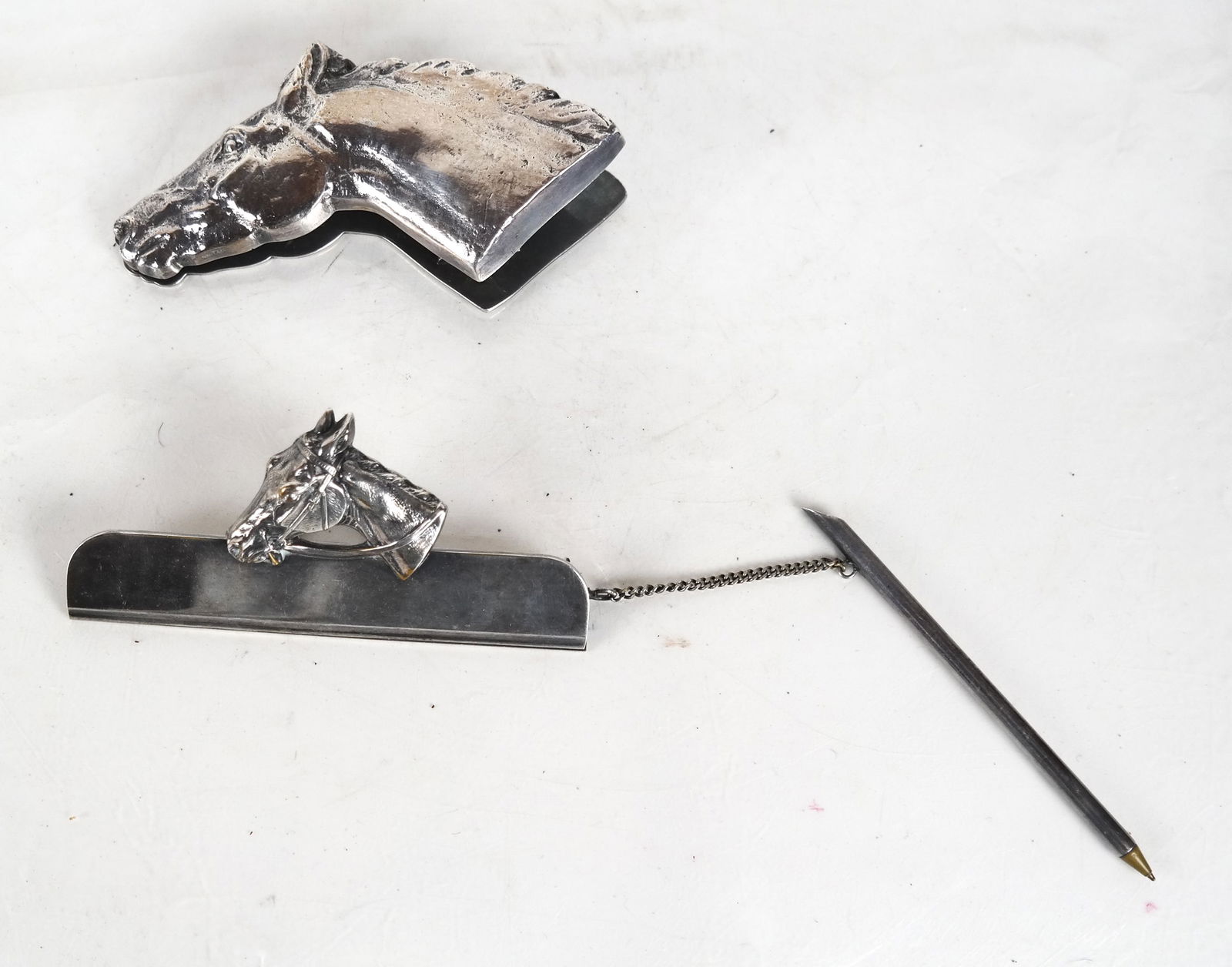 Silver Plate Hermes Paper Holder, Another (1 of 5)