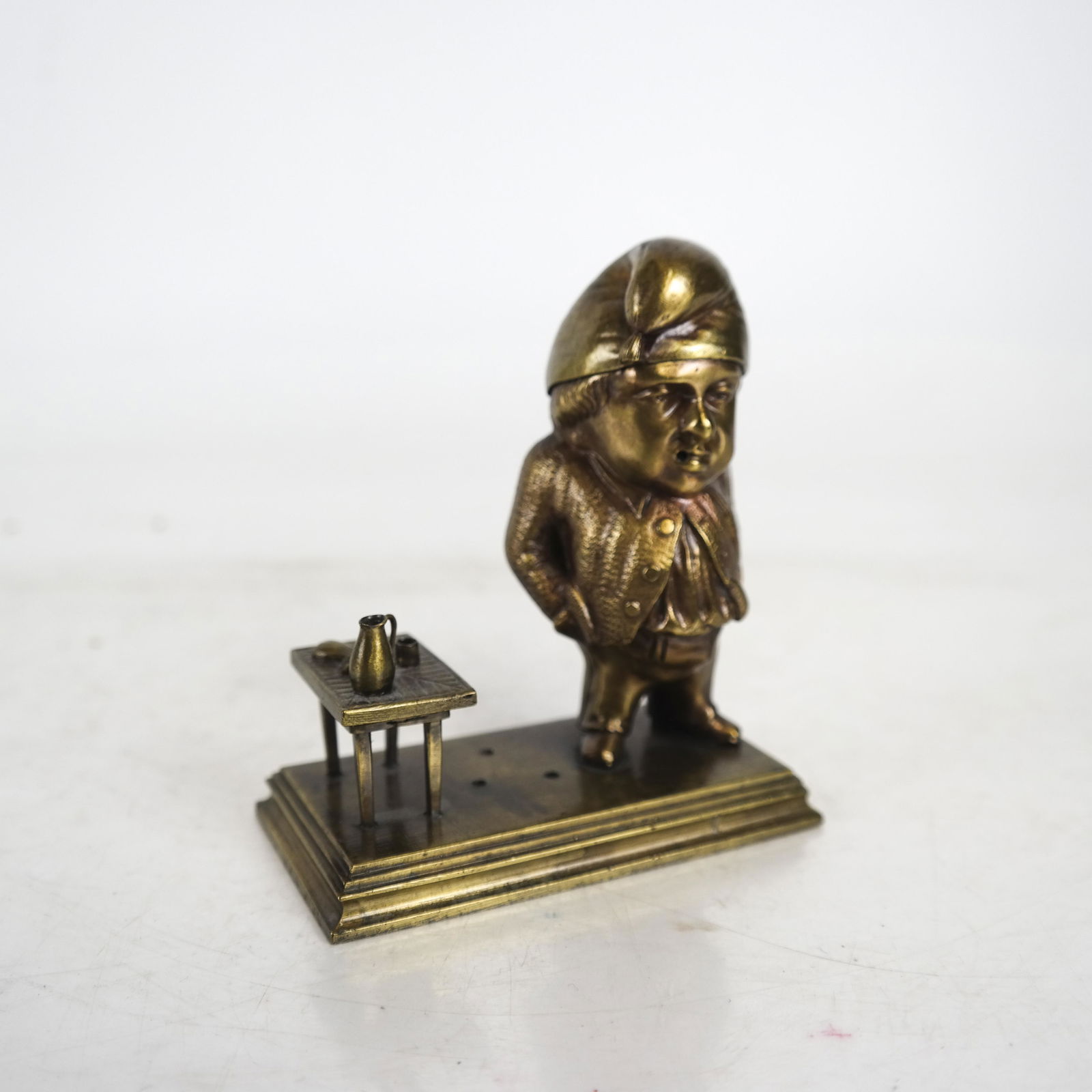 19th C. French Bronze Miniature "Dunce" Inkwell (1 of 5)