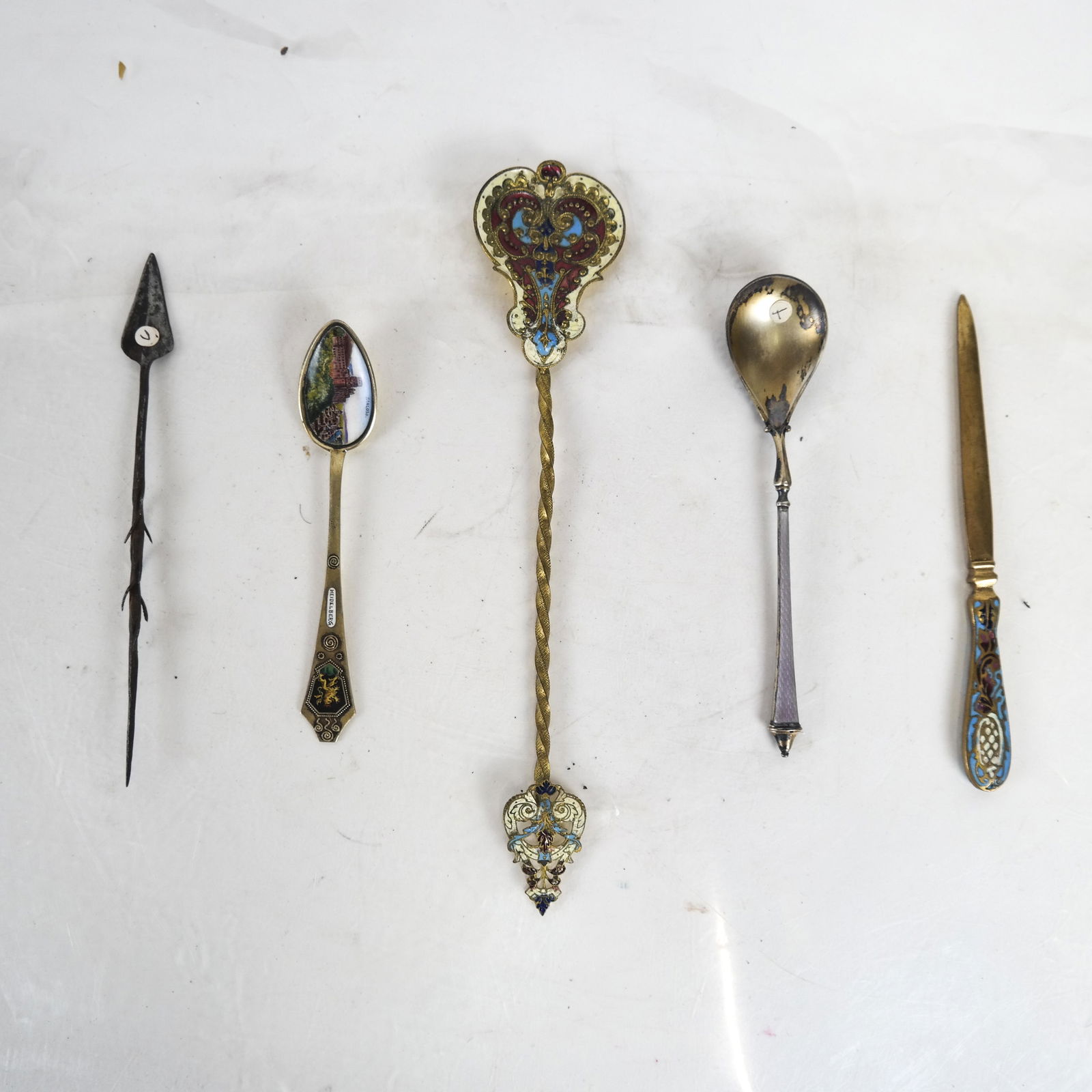 Group of Enamel Spoons, Others (5) (1 of 4)
