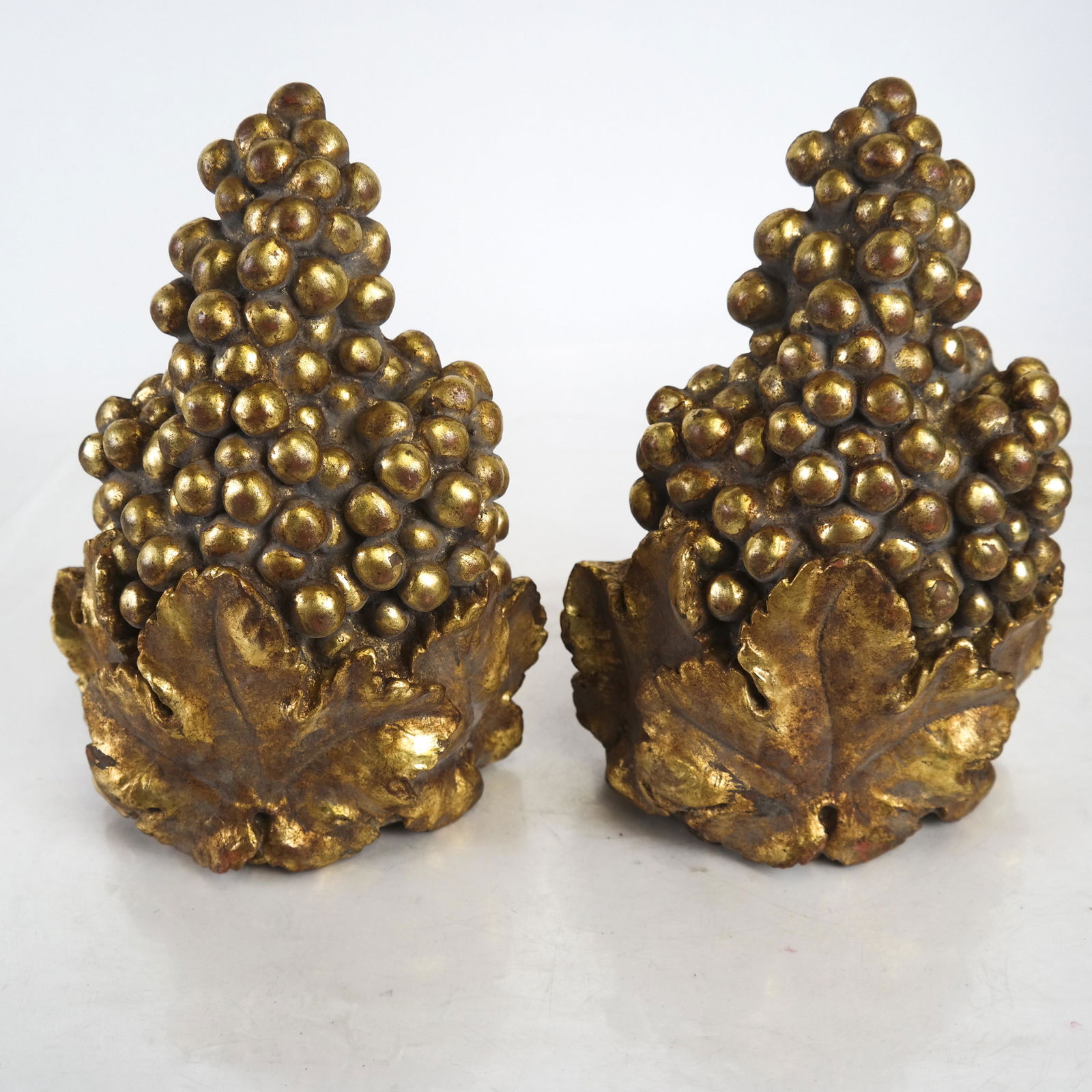 Pair Grape Cluster-Form Wall Brackets (1 of 3)