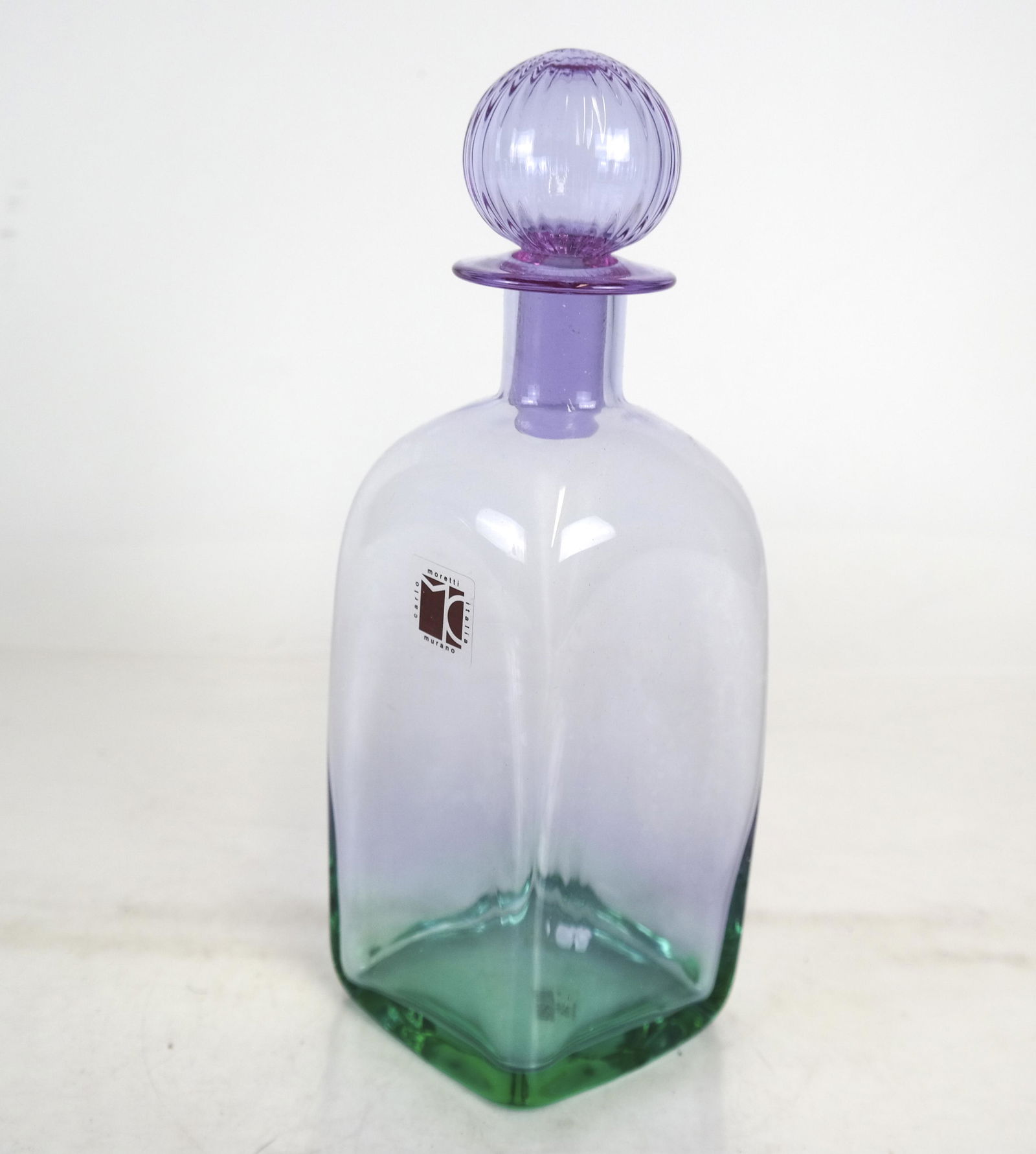 Carlo Moretti Murano Blue Glass Decanter (1 of 8)