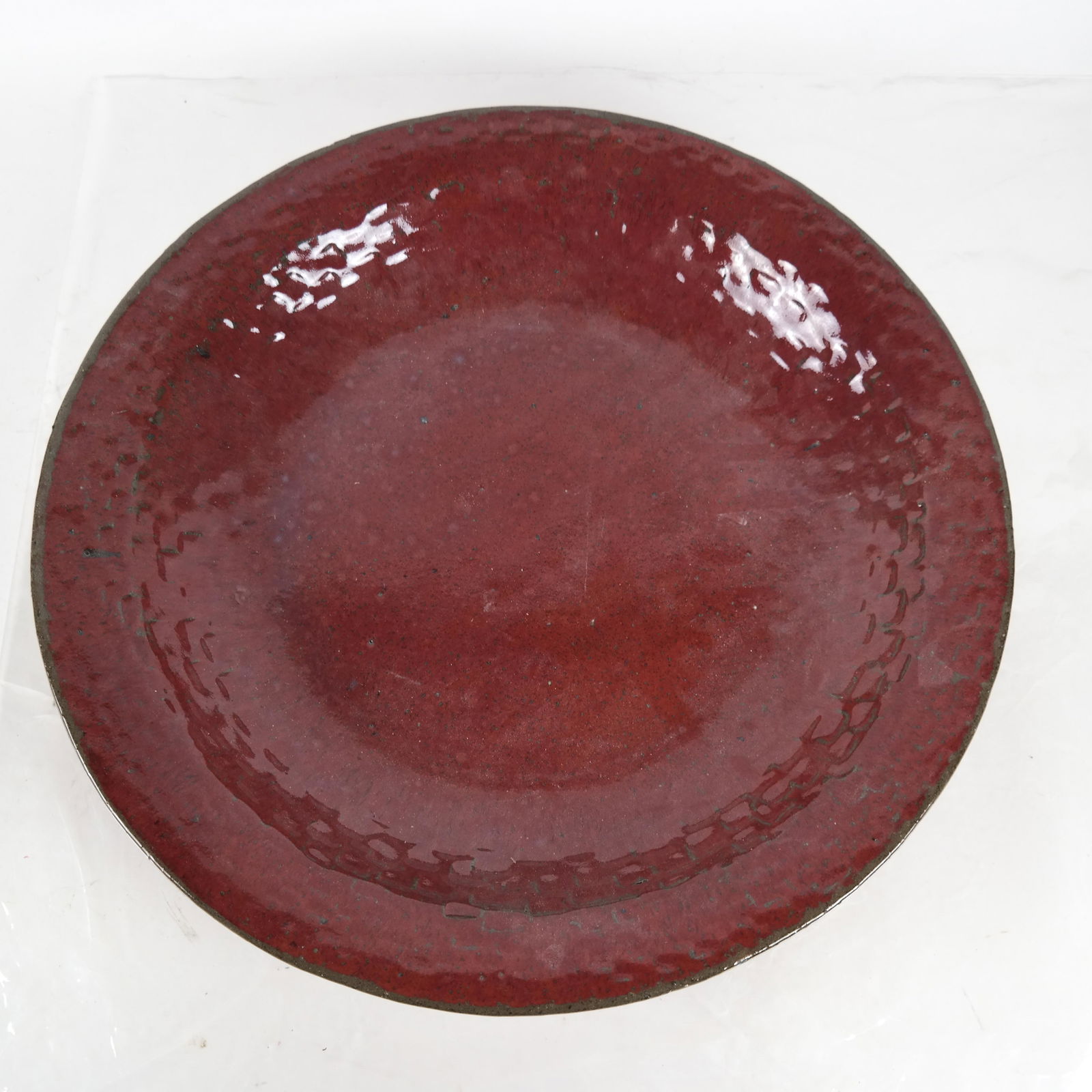 Large Ceramic Shallow Dish (1 of 4)