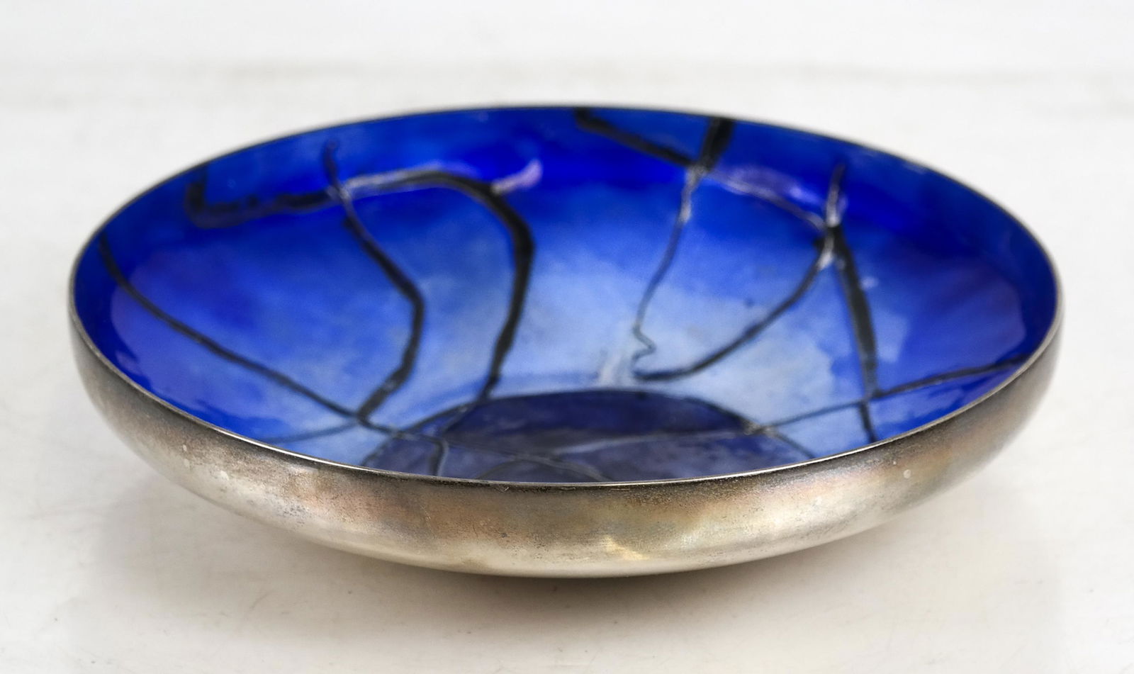 Georg Jensen Enamel Bowl Signed (1 of 5)