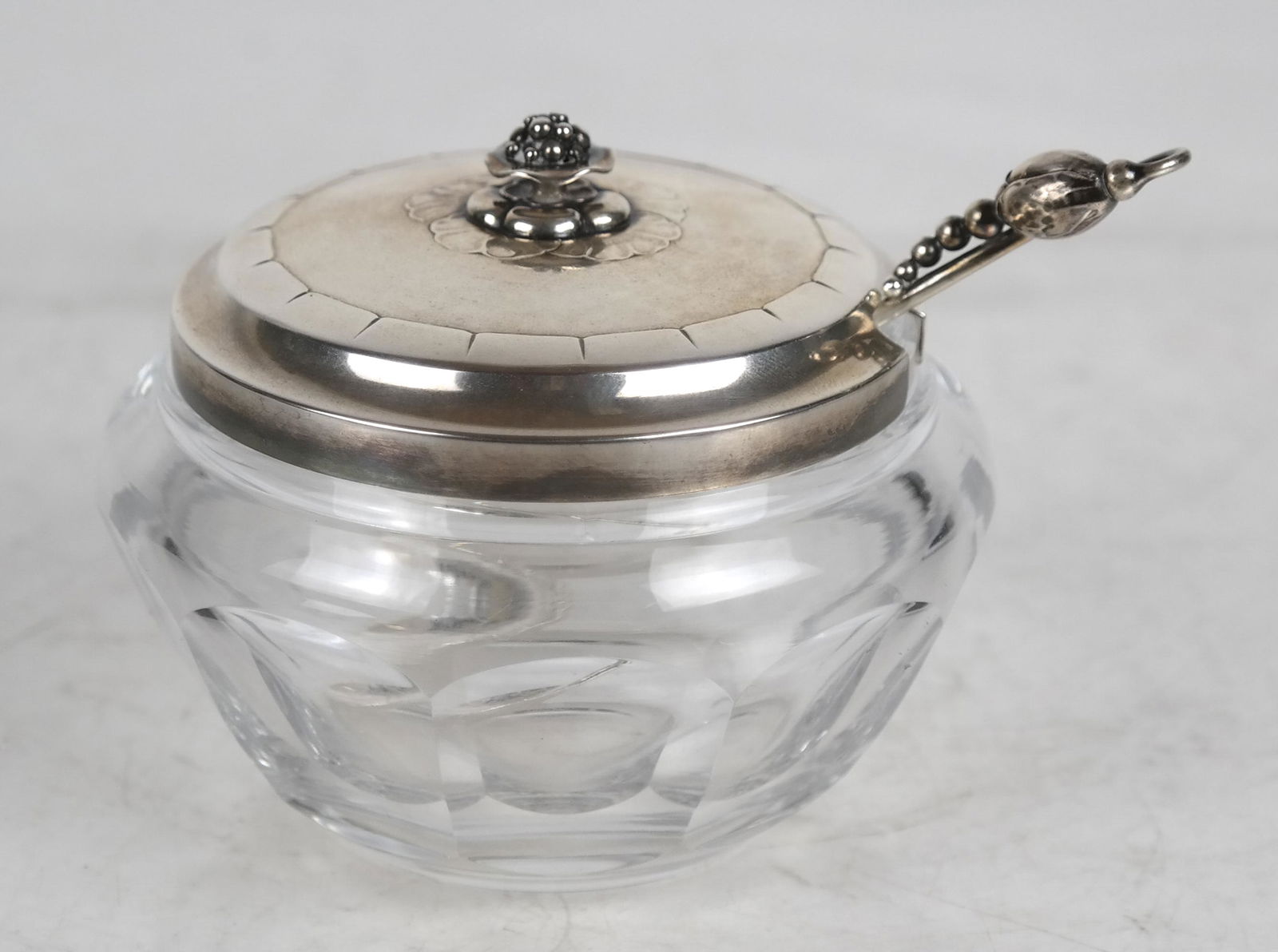 Georg Jensen Baccarat Caviar Bowl and Spoon (1 of 9)