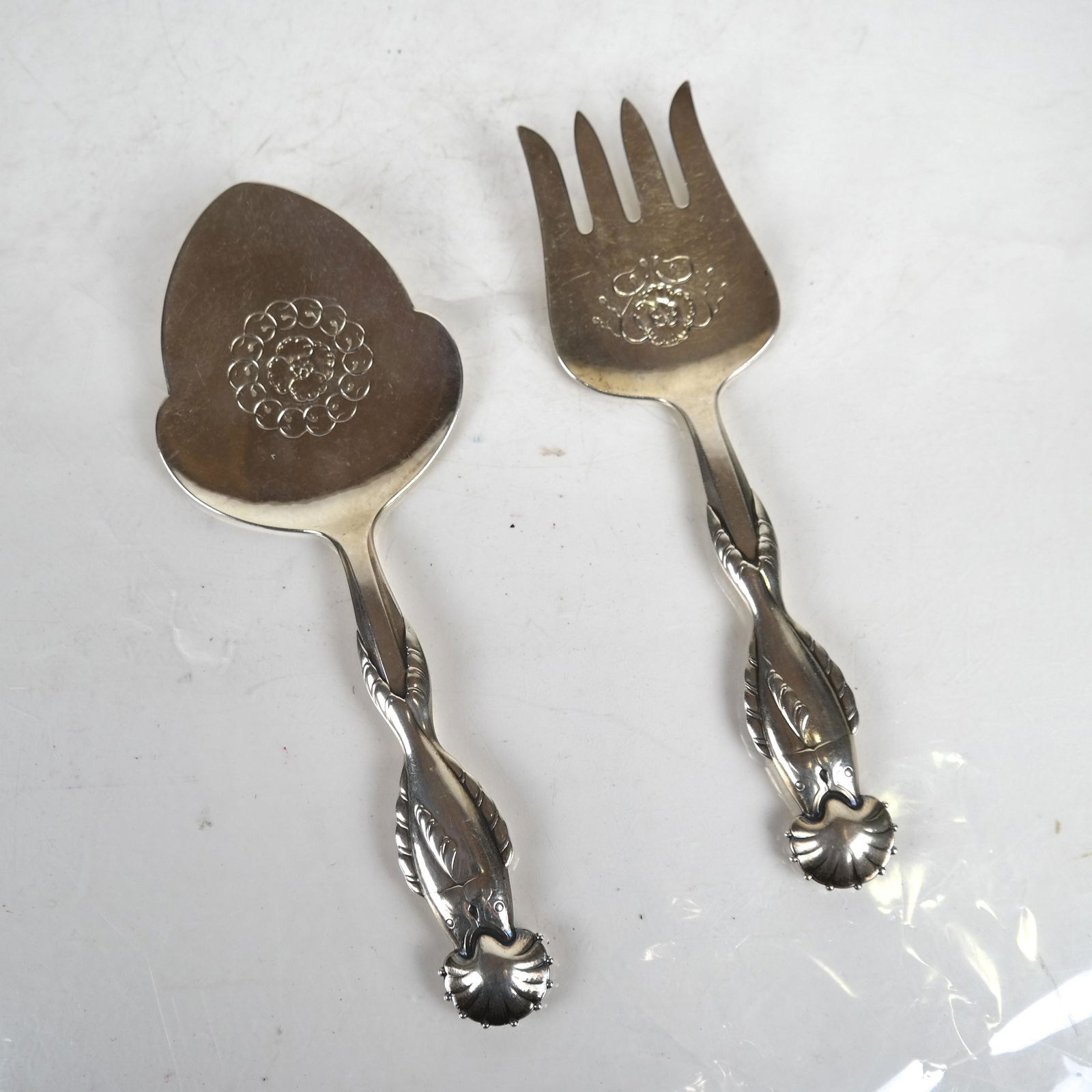 Georg Jensen Serving Set - Two Pieces (1 of 11)