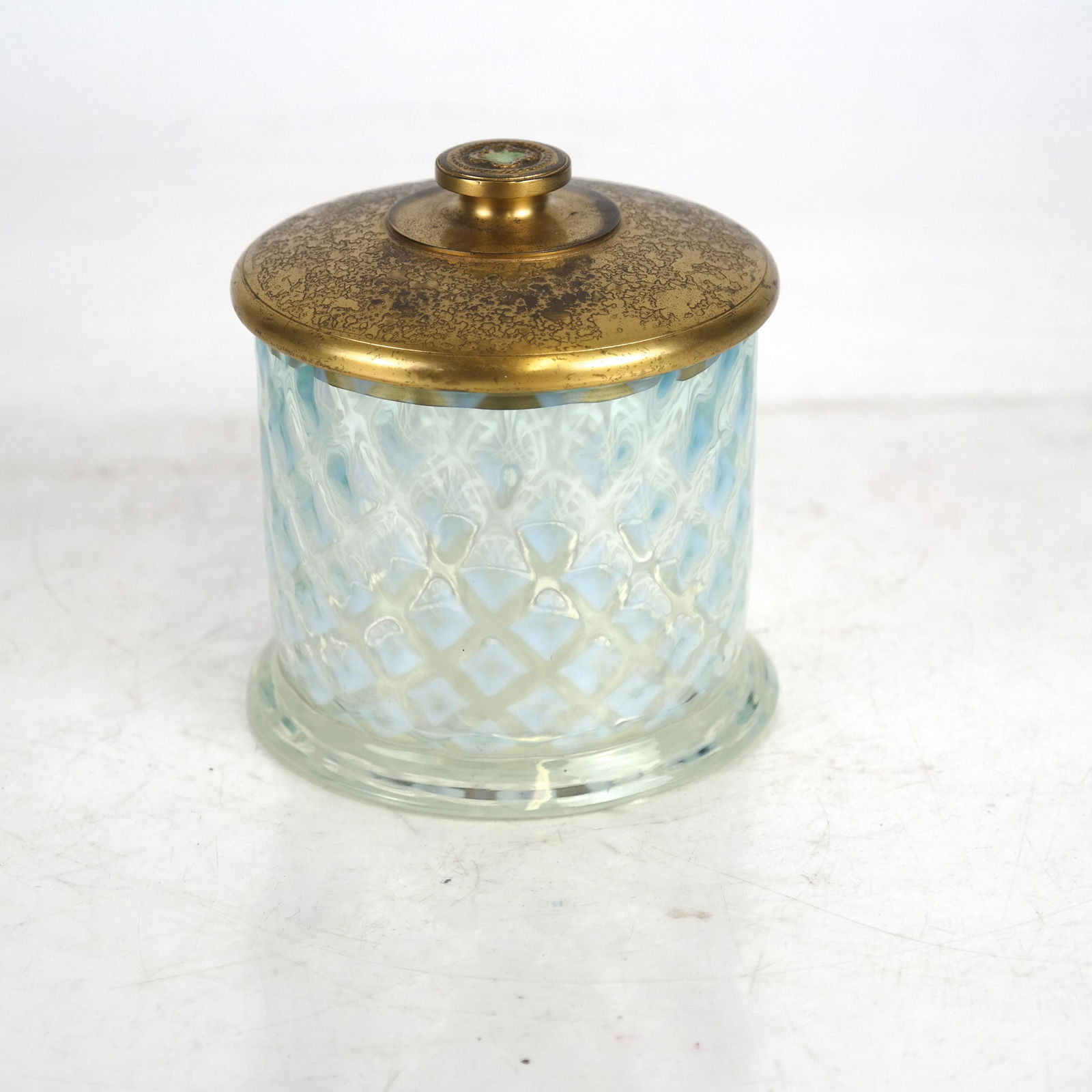 L.C.T. Tiffany Rare Jar and Cover (1 of 9)