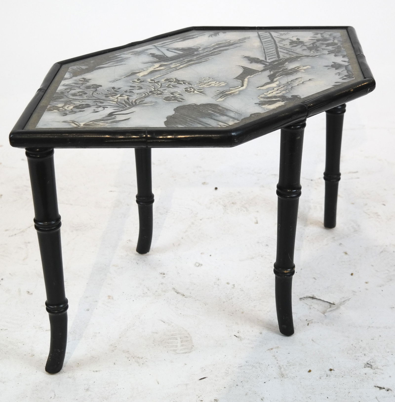 Chinoiserie Faux Bamboo Low Table (1 of 8)