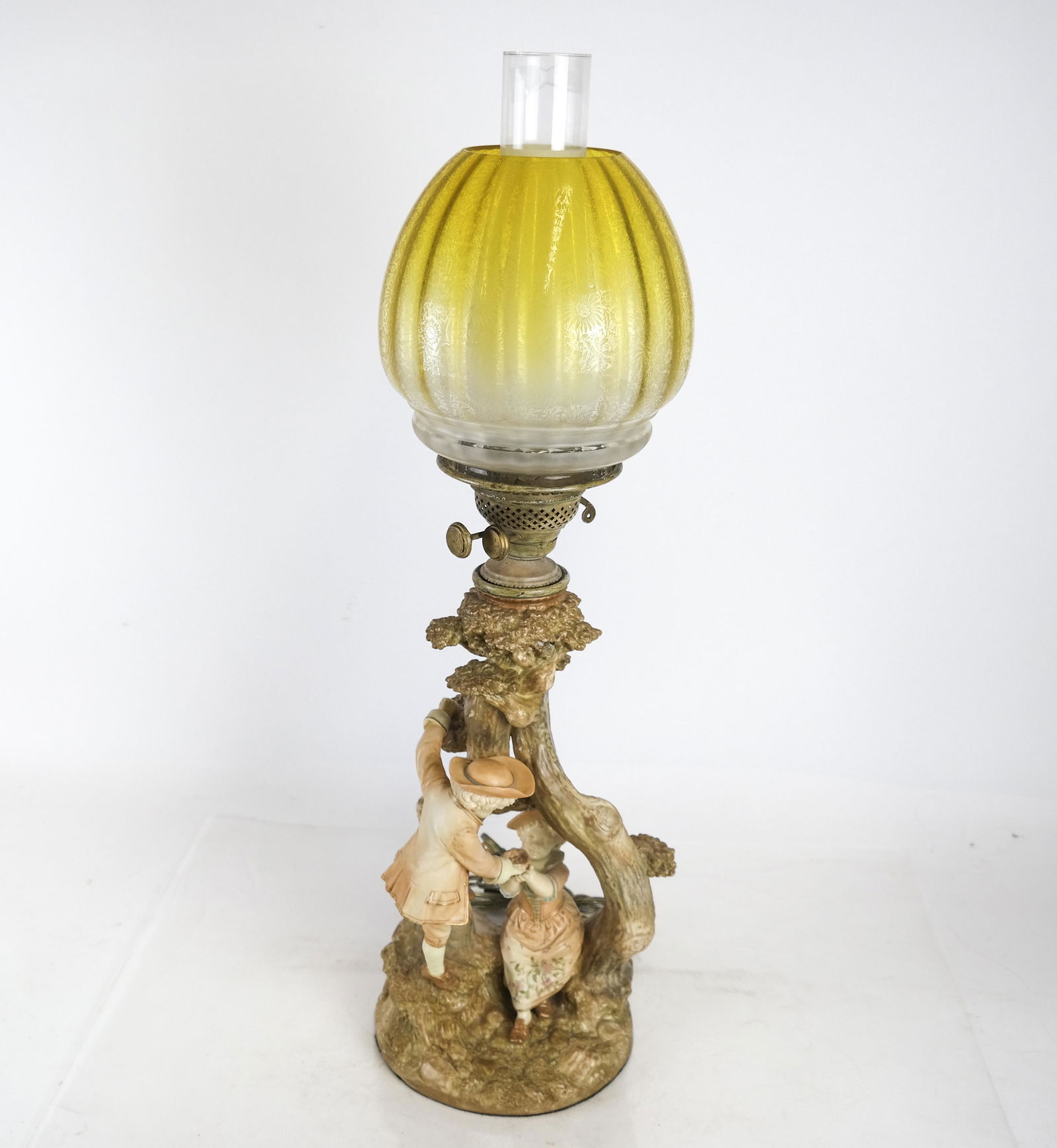 Hadley Royal Worcester Porcelain Lamp (1 of 6)