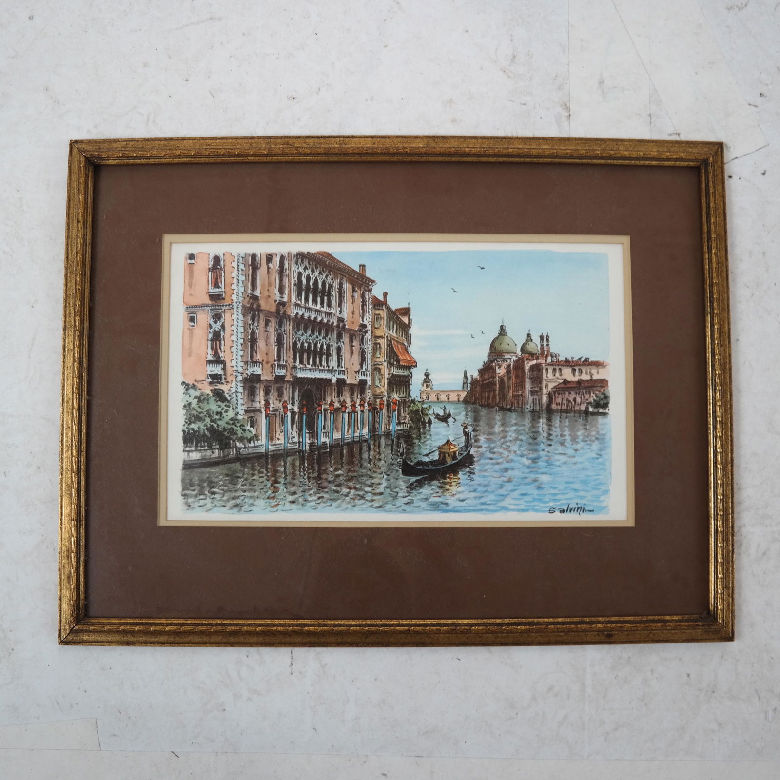 SALVINI:  Canal Scene - Print (1 of 5)
