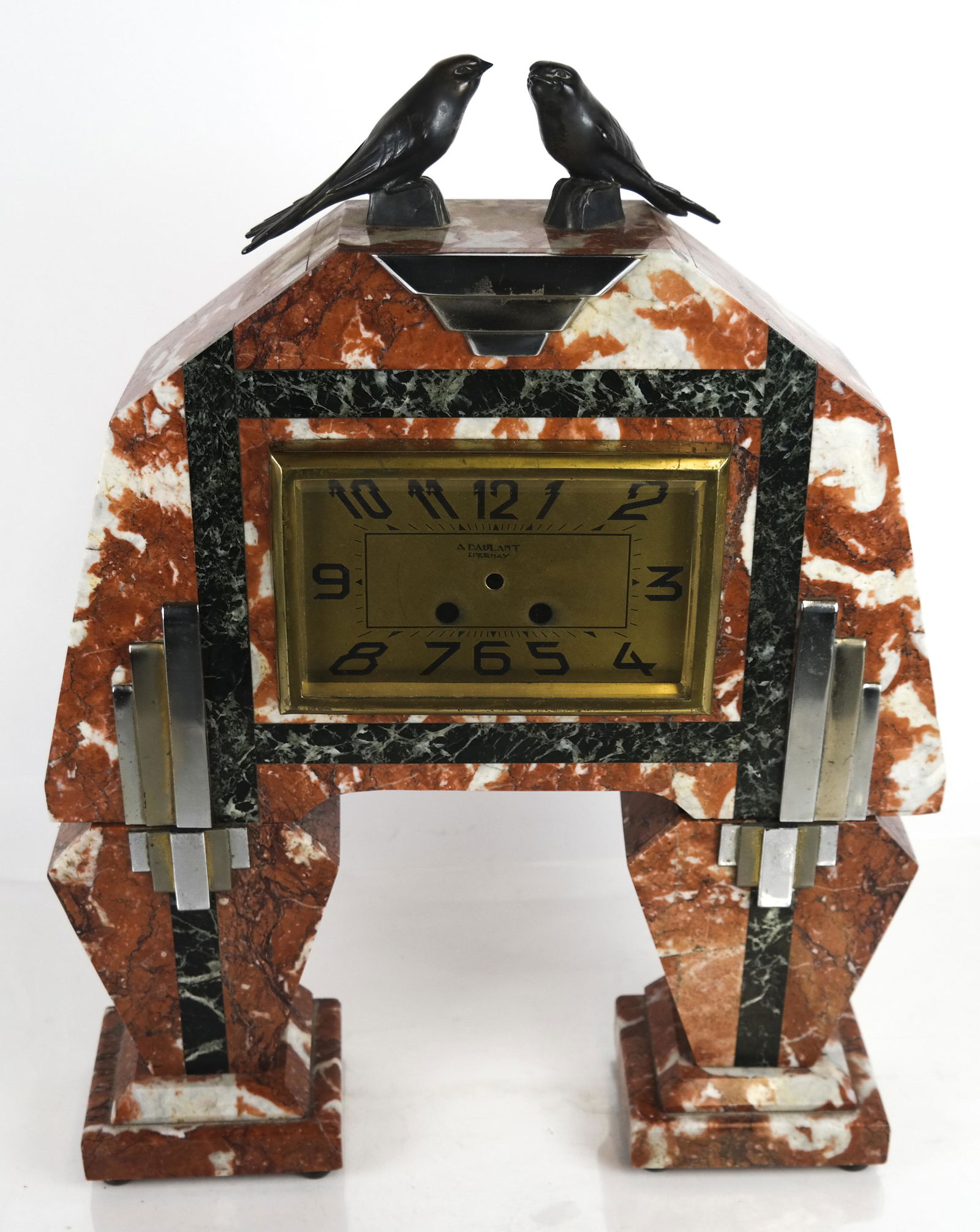 A. DAULANT:  Art Deco Clock Set (1 of 10)