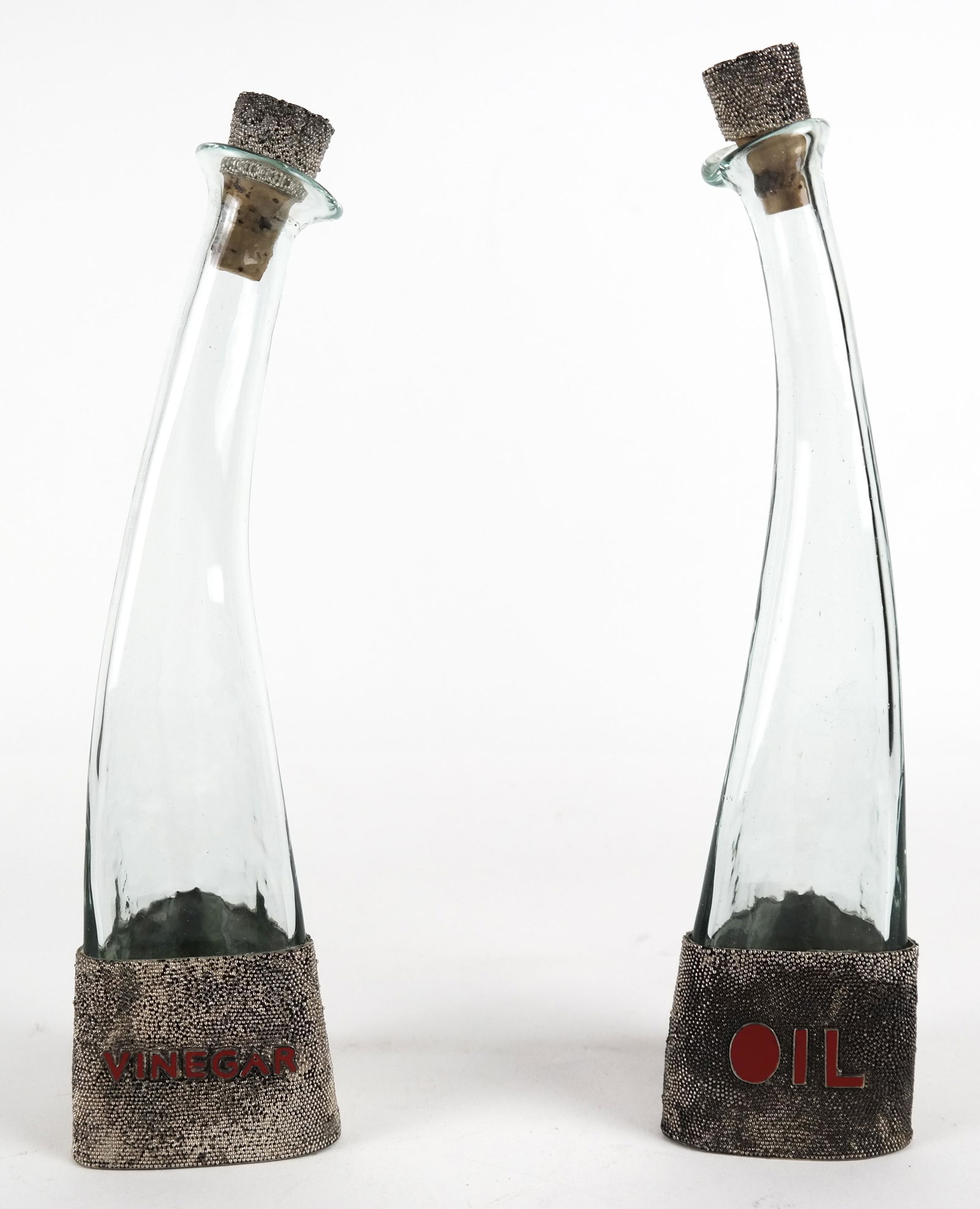 Art Deco-Style Oil & Vinegar Bottles (1 of 5)