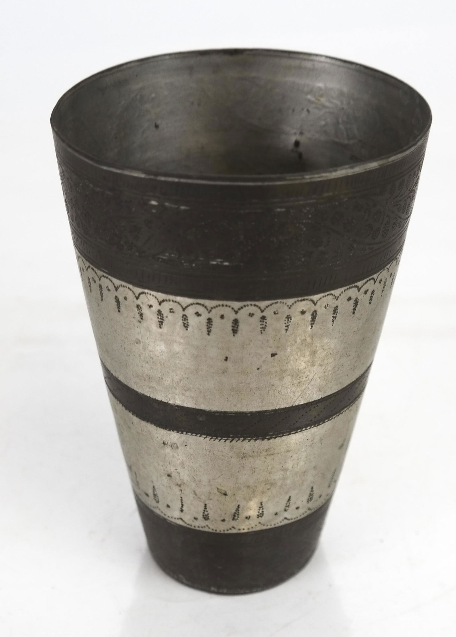 Antique Mixed Metal Vase (1 of 4)