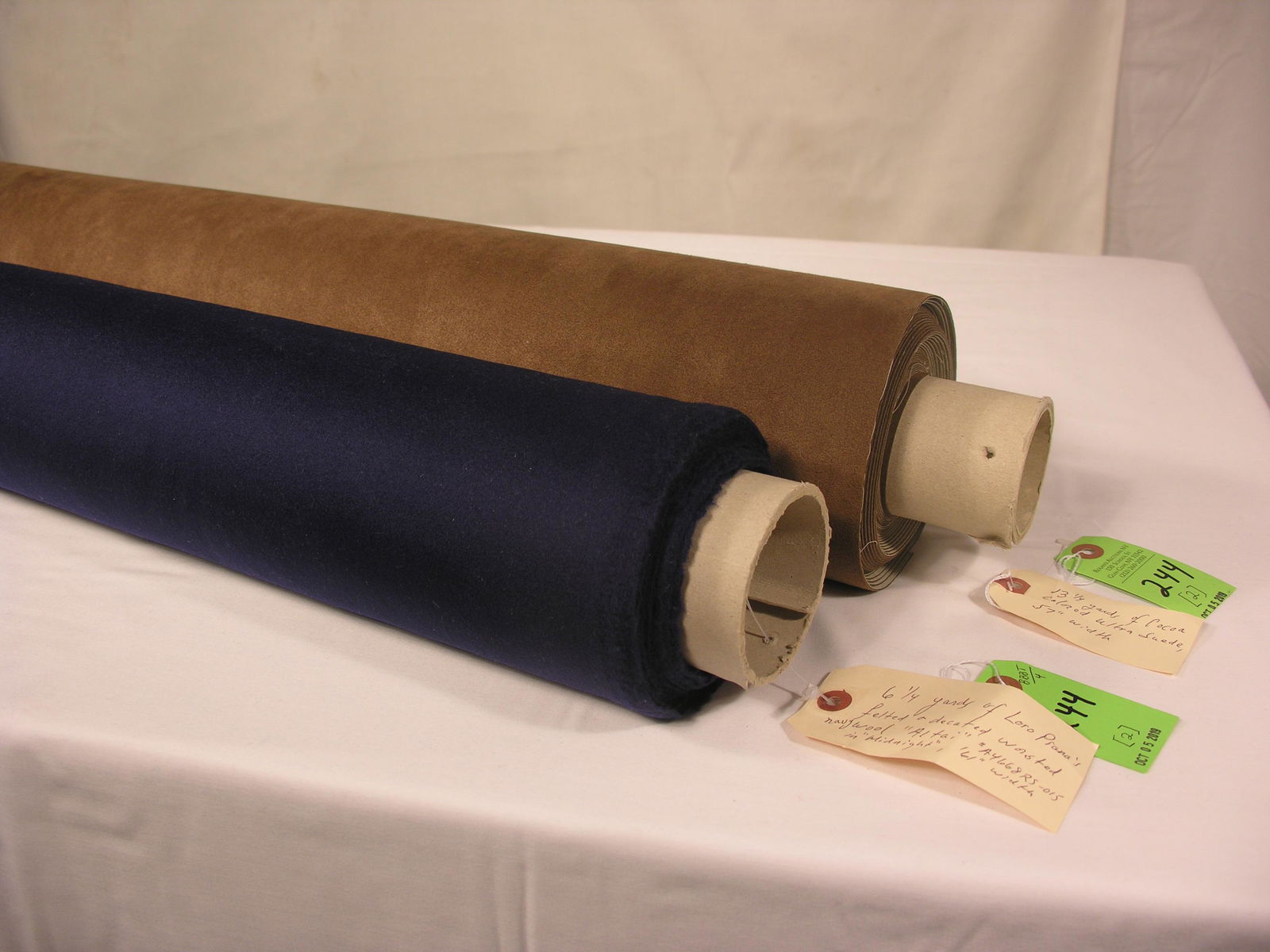 Loro Piana's Dark Blue Wool and Knoll's Cocoa Ultr (1 of 3)