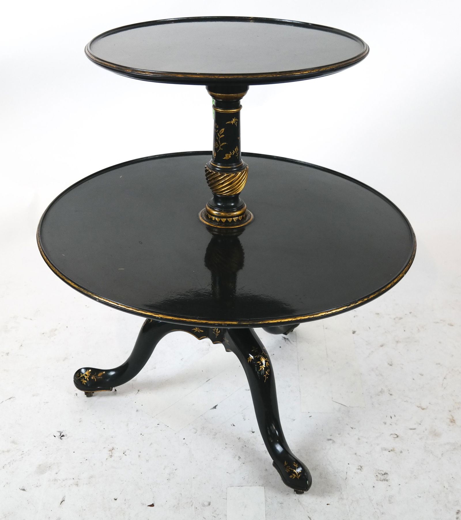 Queen Anne-Style Decorated Dumbwaiter (1 of 6)