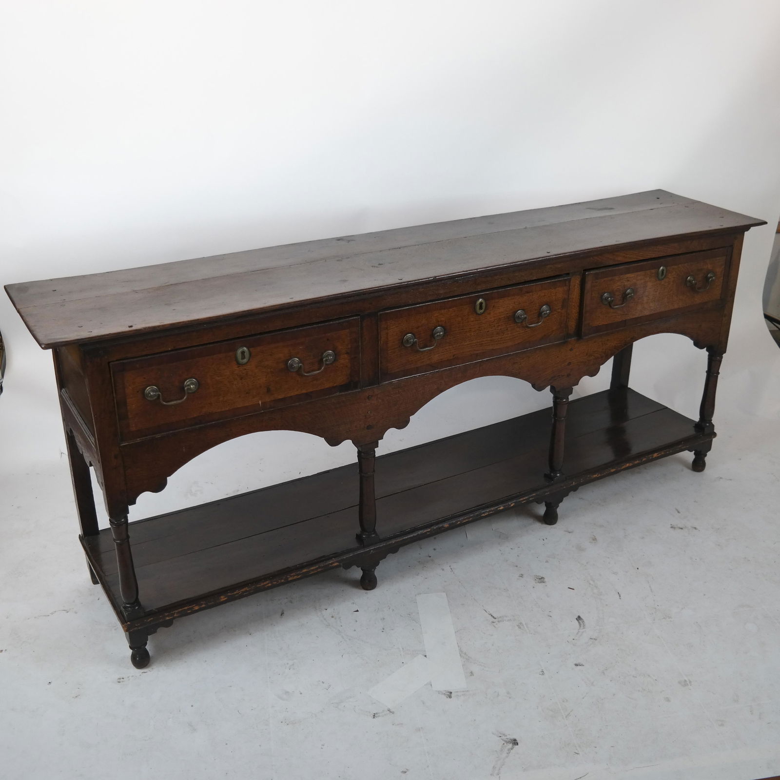 Antique English Oak Sideboard (1 of 7)