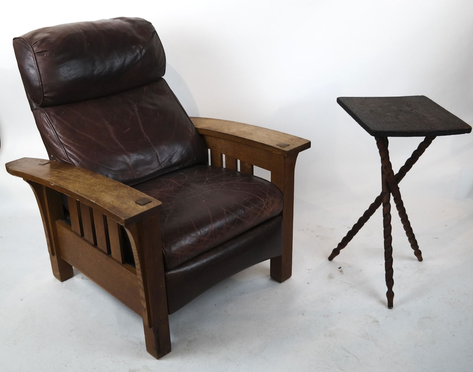 Two Arts & Crafts, Mission-Style Items (1 of 9)