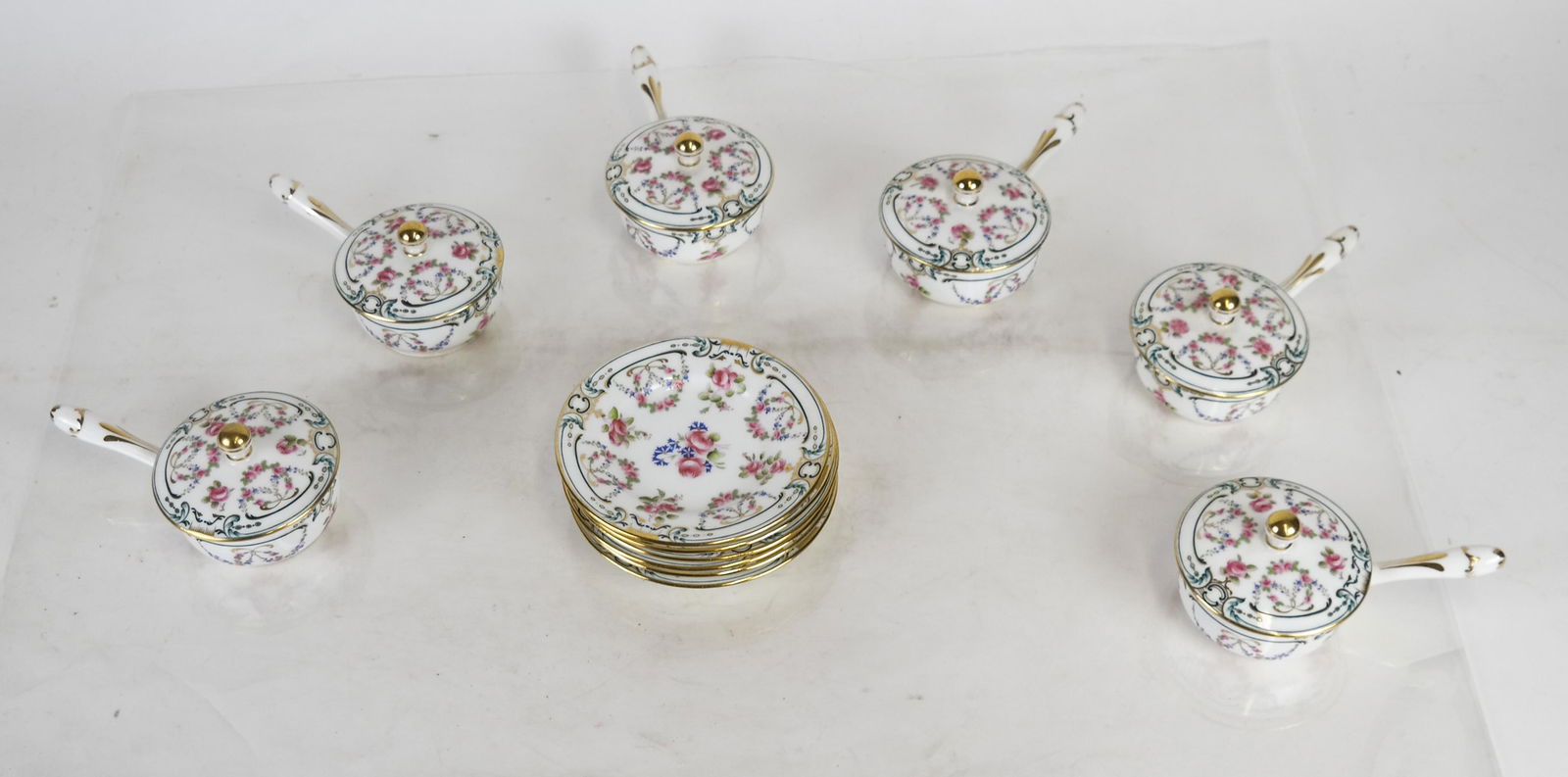 Minton Porcelain Ramekin, Dessert Set for 12 (1 of 5)