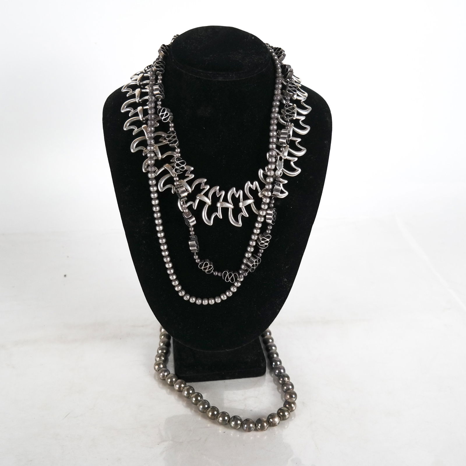 4 Sterling Silver Necklaces (1 of 4)