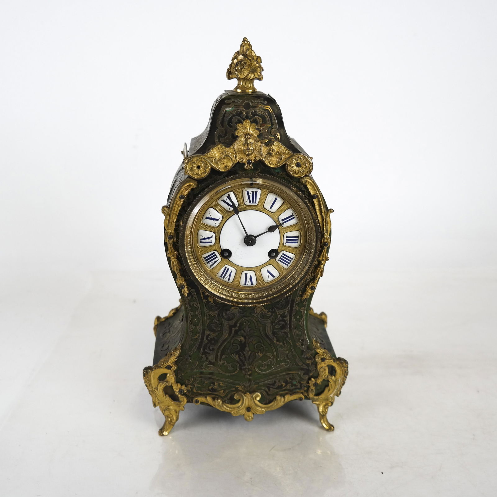 19th C. French Boulle Inlaid Shelf Clock (1 of 10)